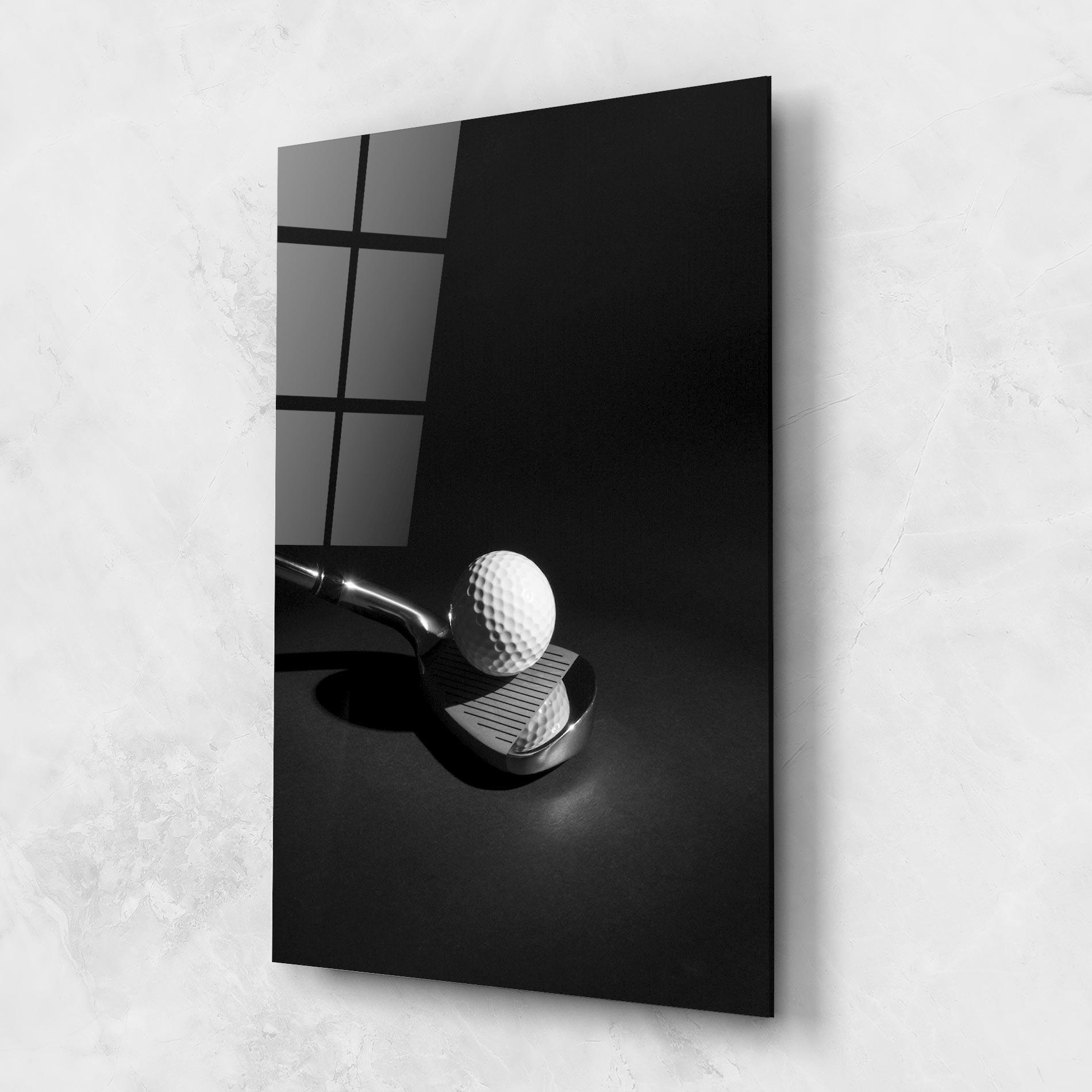 Glasbild Golf Equipment mockup 1