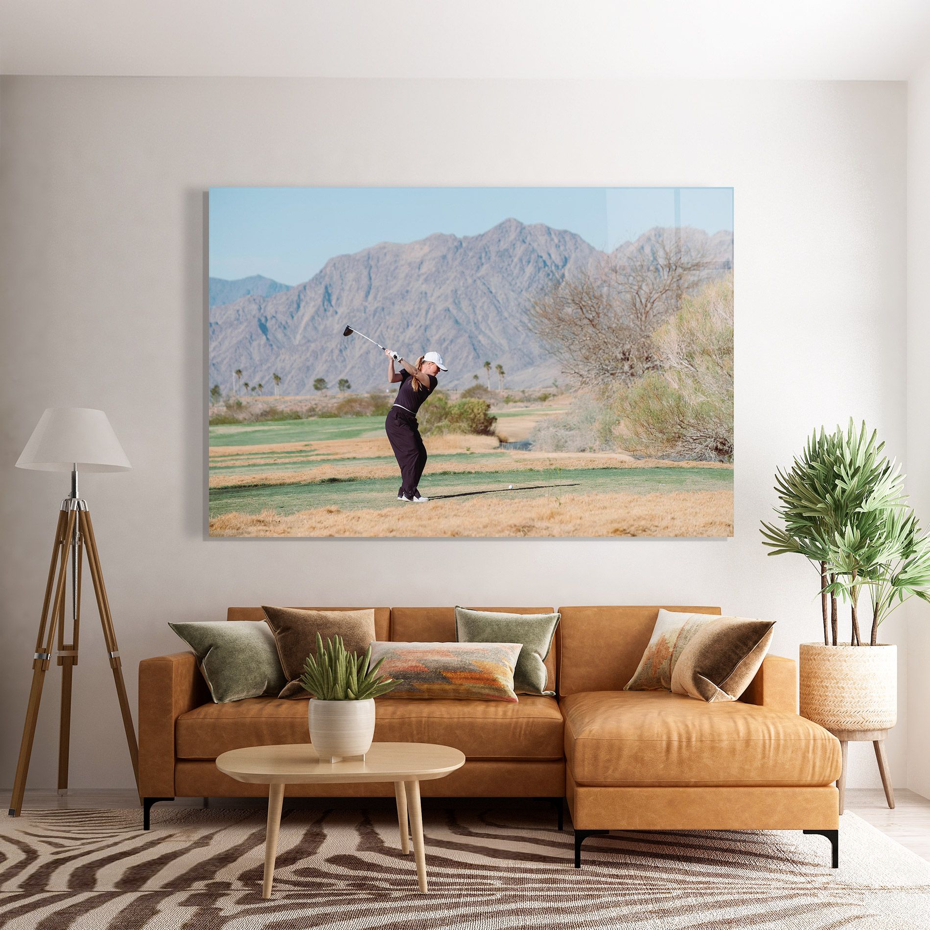 Golf Player Woman mockup 7