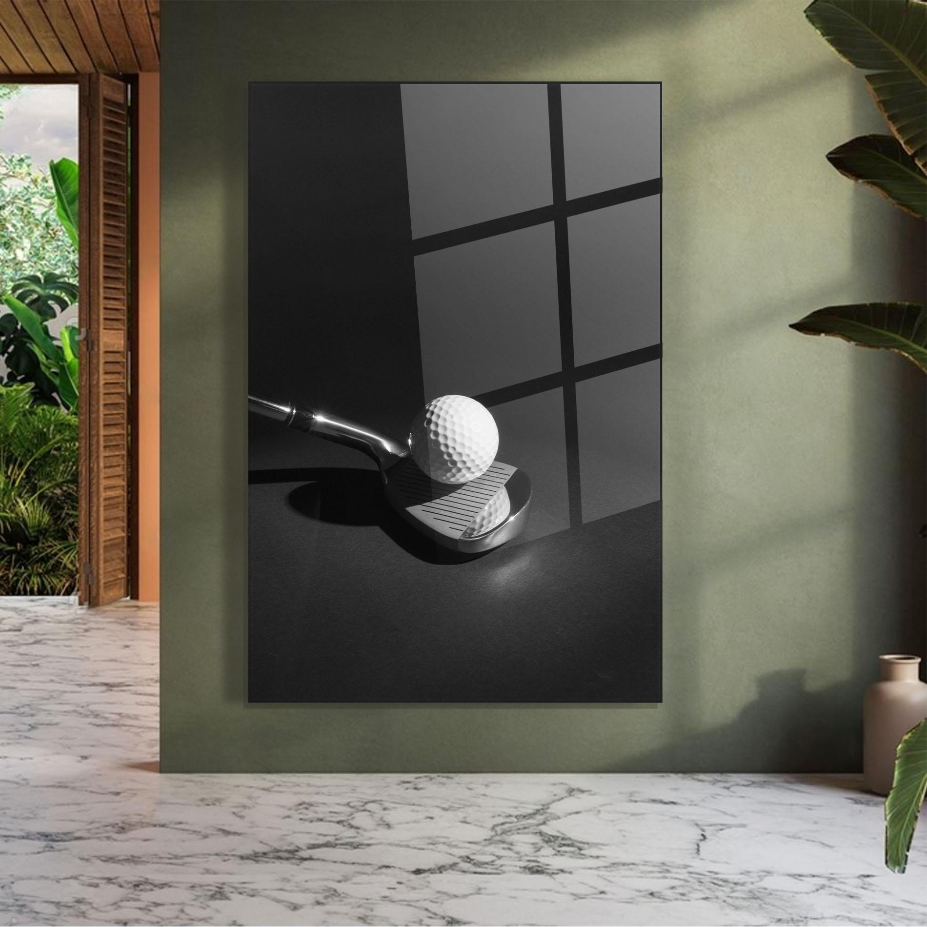 Glasbild Golf Equipment mockup 7