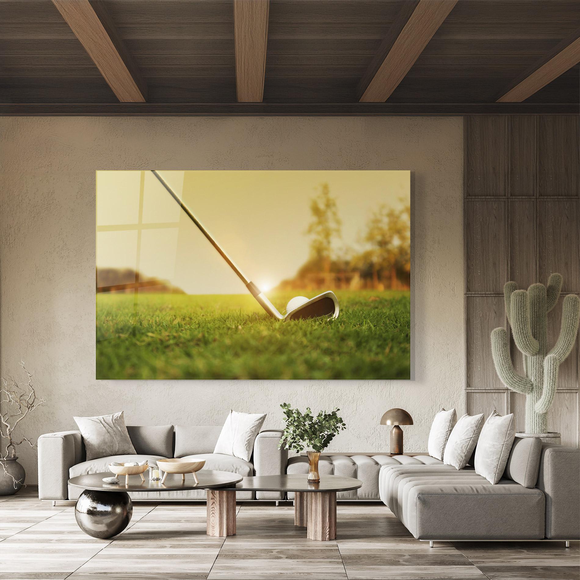 Glasbild Golf Course mockup 8