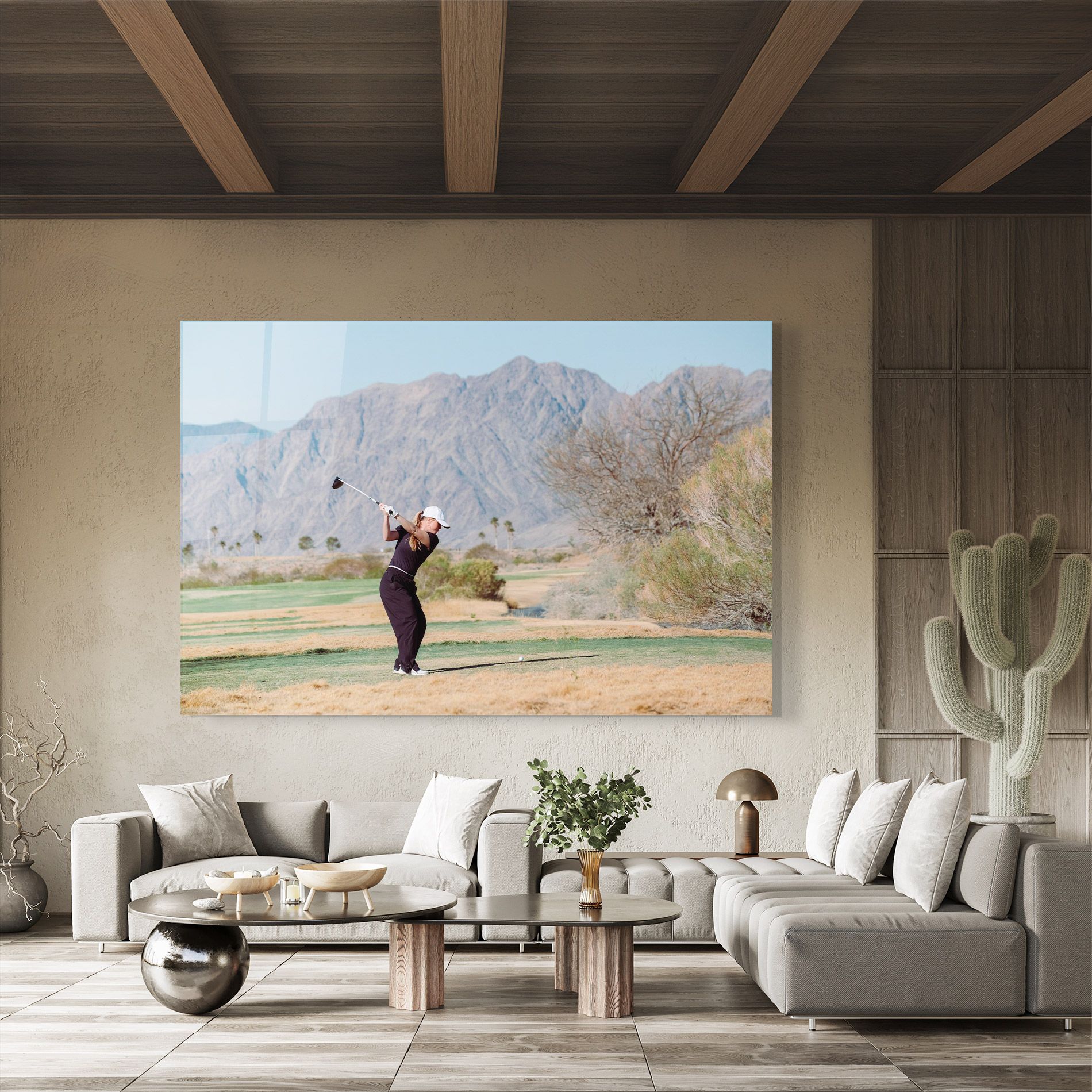 Golf Player Woman mockup 8