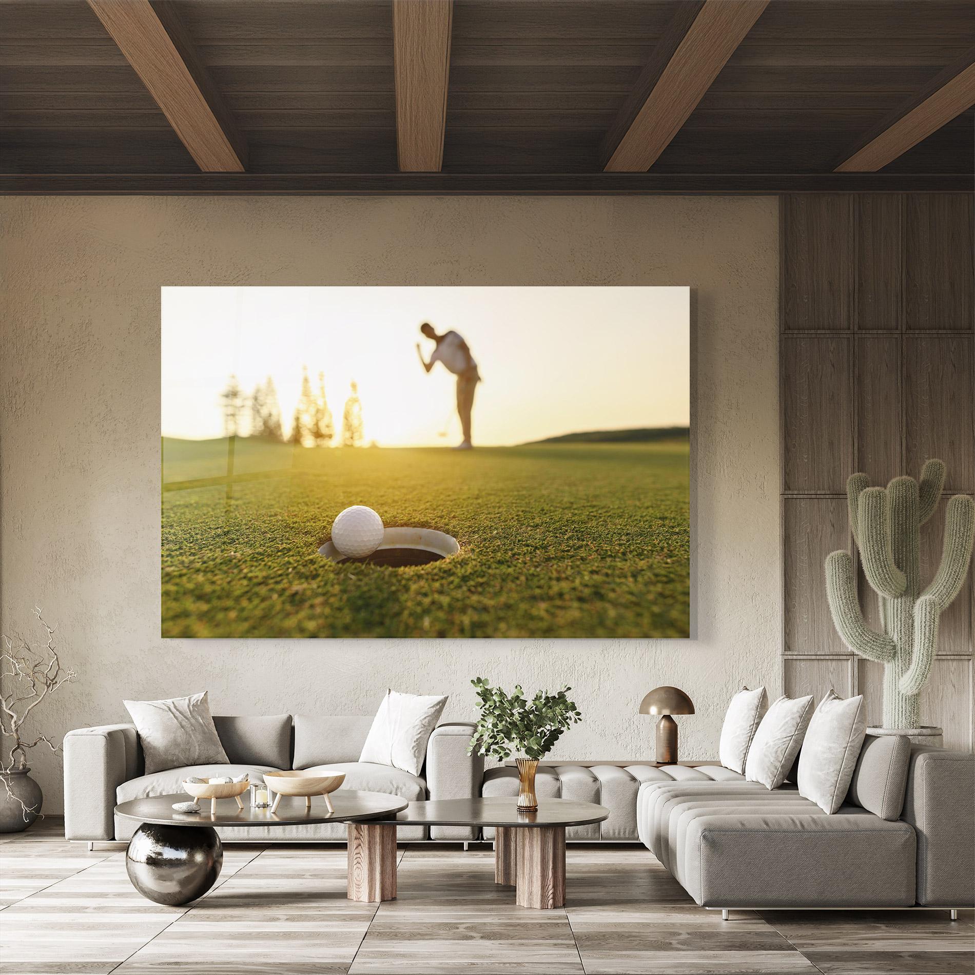 Glasbild Golfer Concept mockup 8
