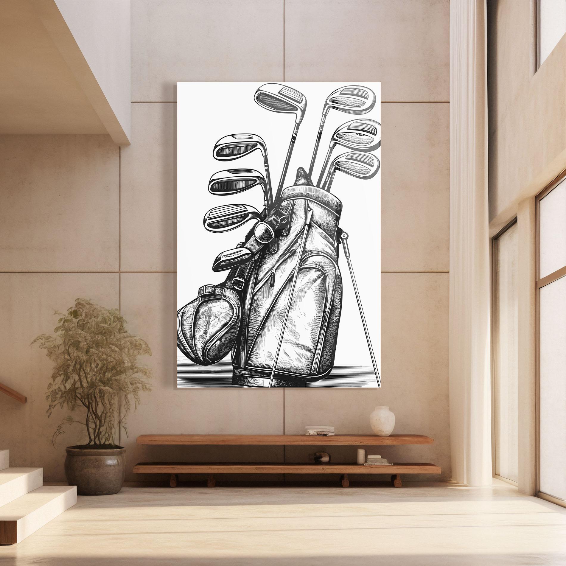 Glasbild Golf Club mockup 8