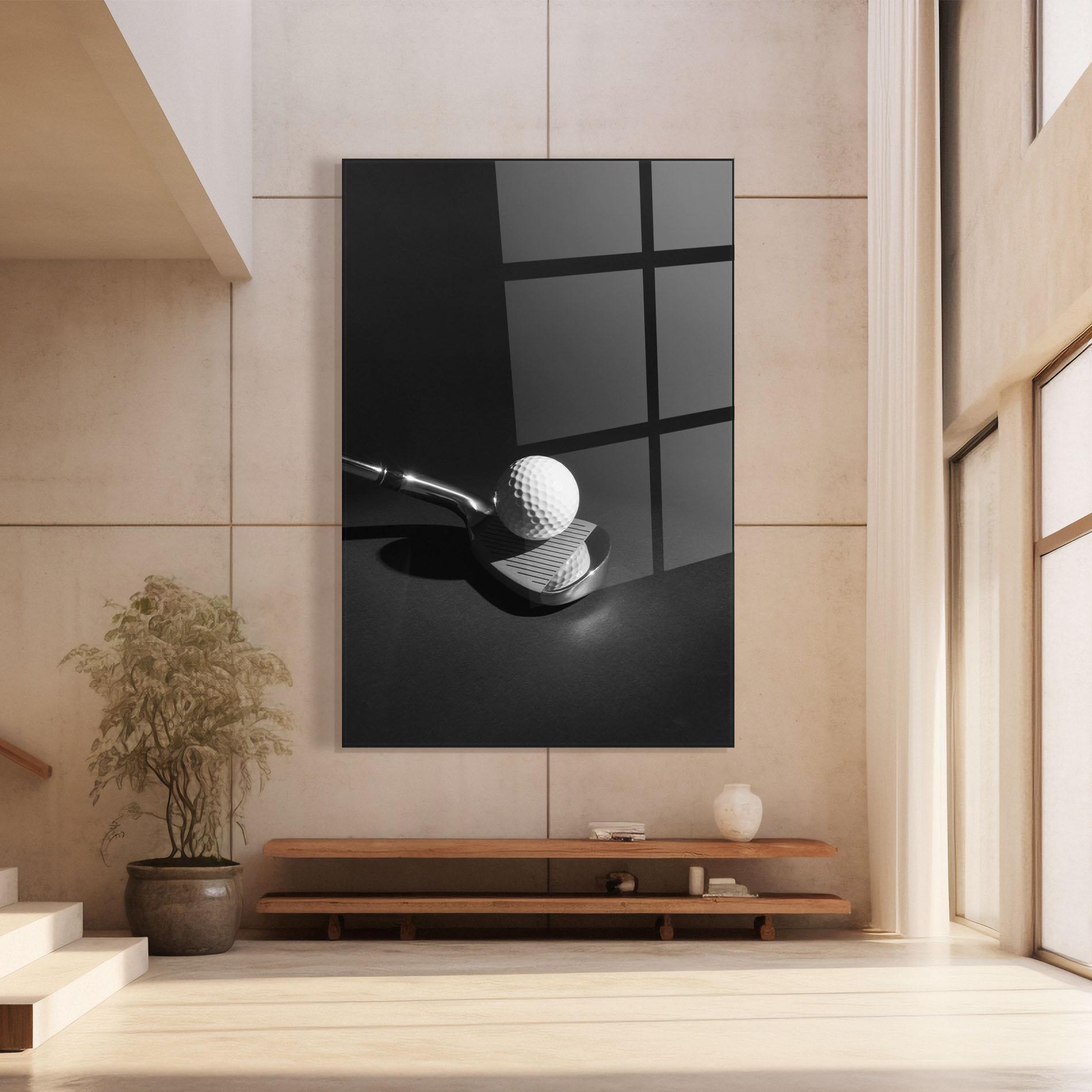 Glasbild Golf Equipment mockup 8