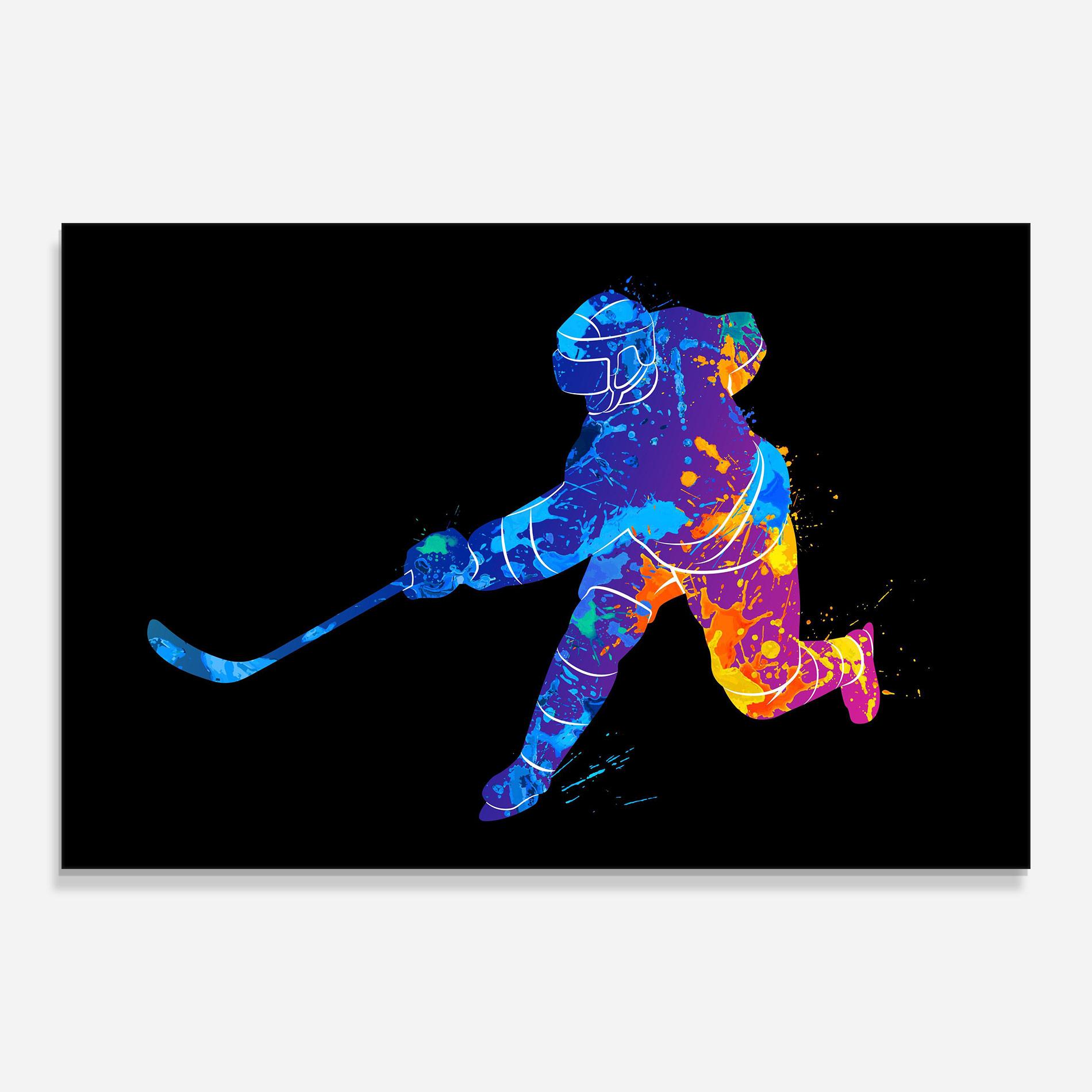 Glasbild Color Mix Art mockup 0