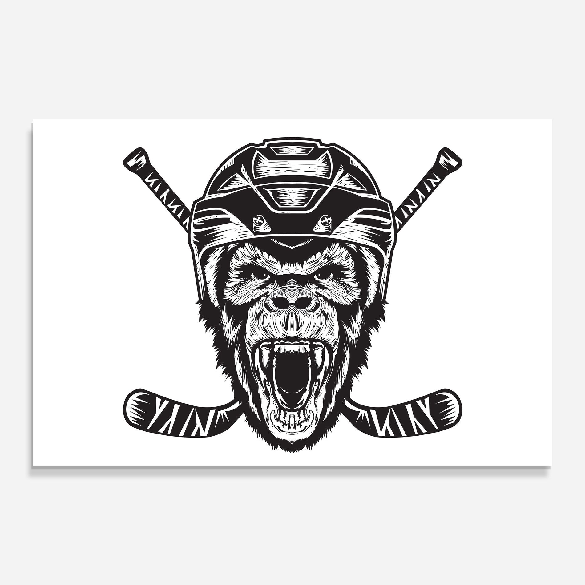 Monkey Hockey mockup 0