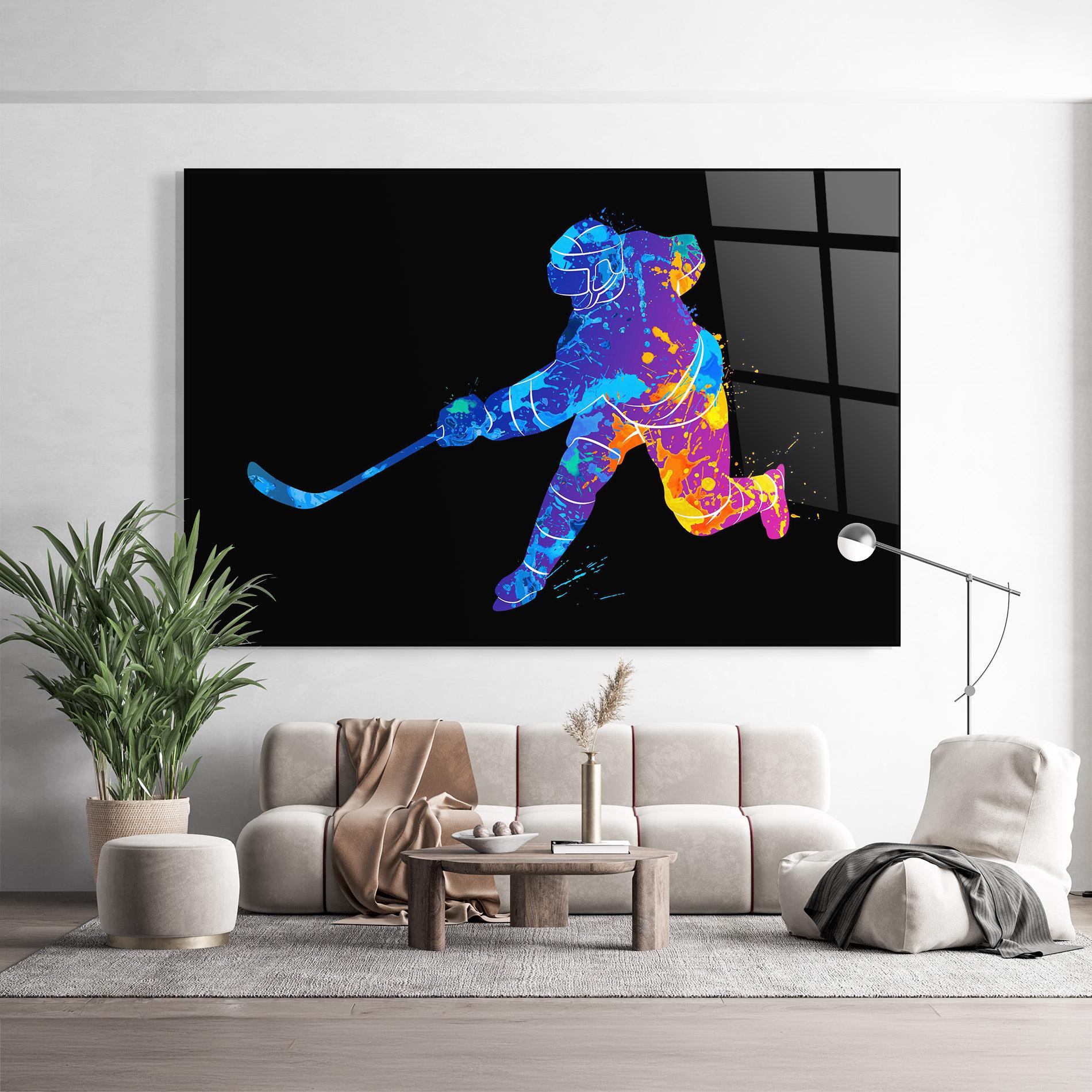 Glasbild Color Mix Art mockup 9