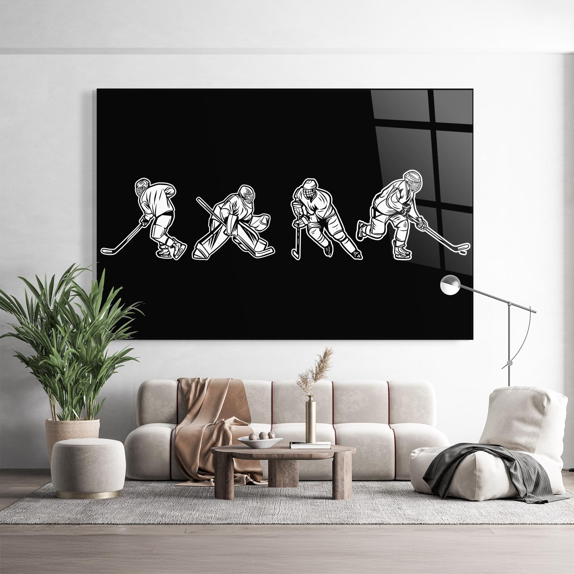 Glasbild Hockey Four mockup 9