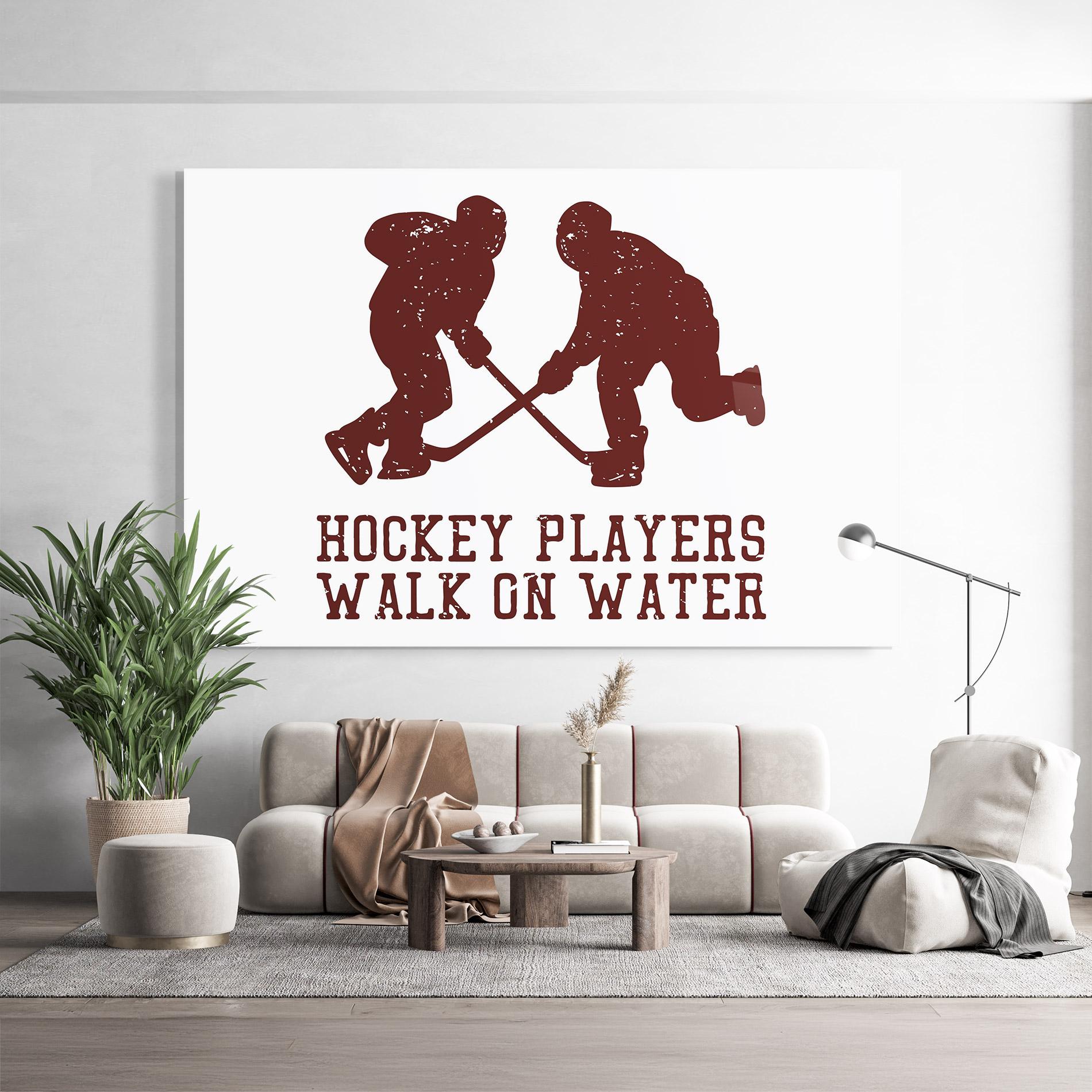 Glasbild Hockey Walk mockup 9