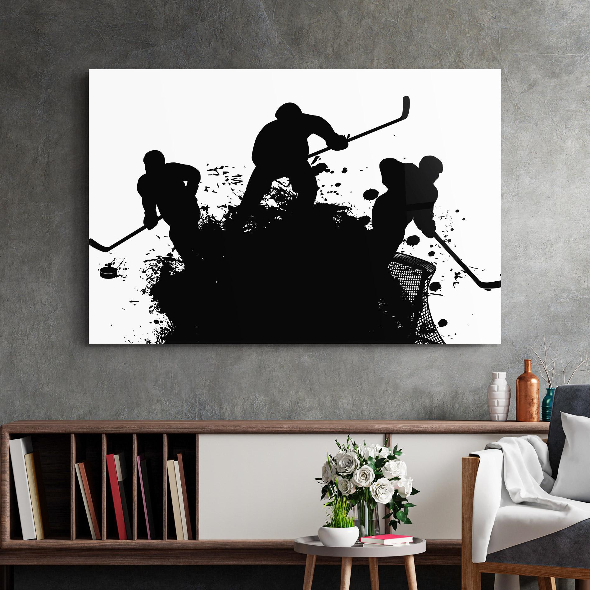 Glasbild Hockey Tree mockup 2