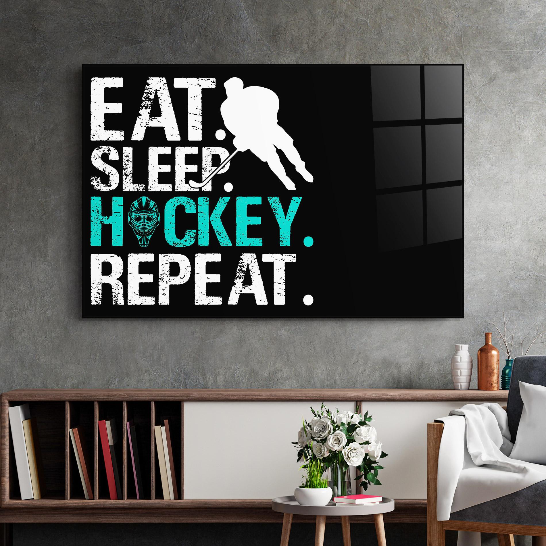 Glasbild Sleep Hockey mockup 2