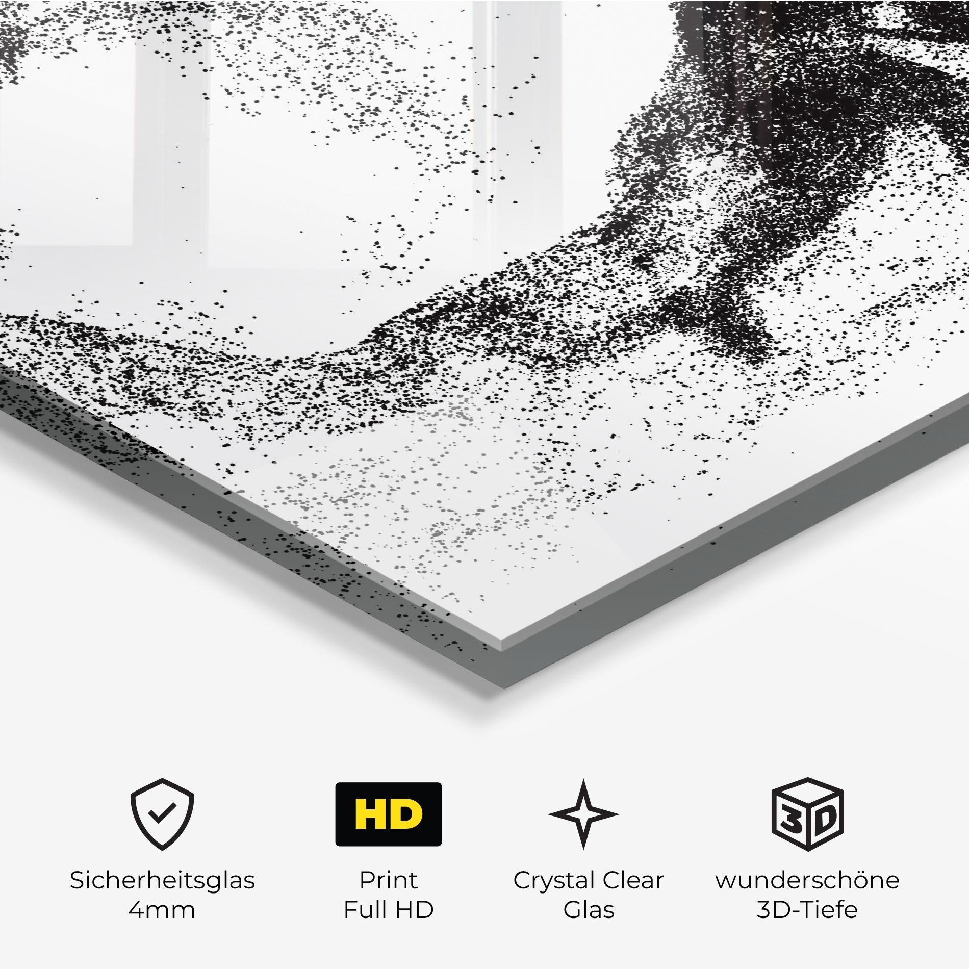 Glasbild Playing Hockey mockup 3