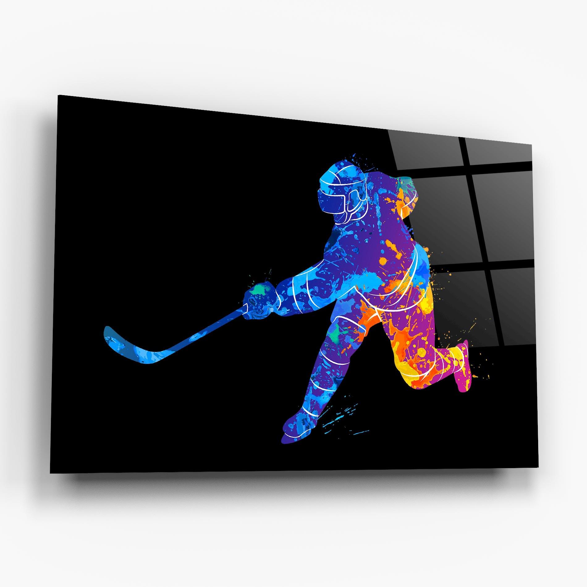 Glasbild Color Mix Art mockup 6