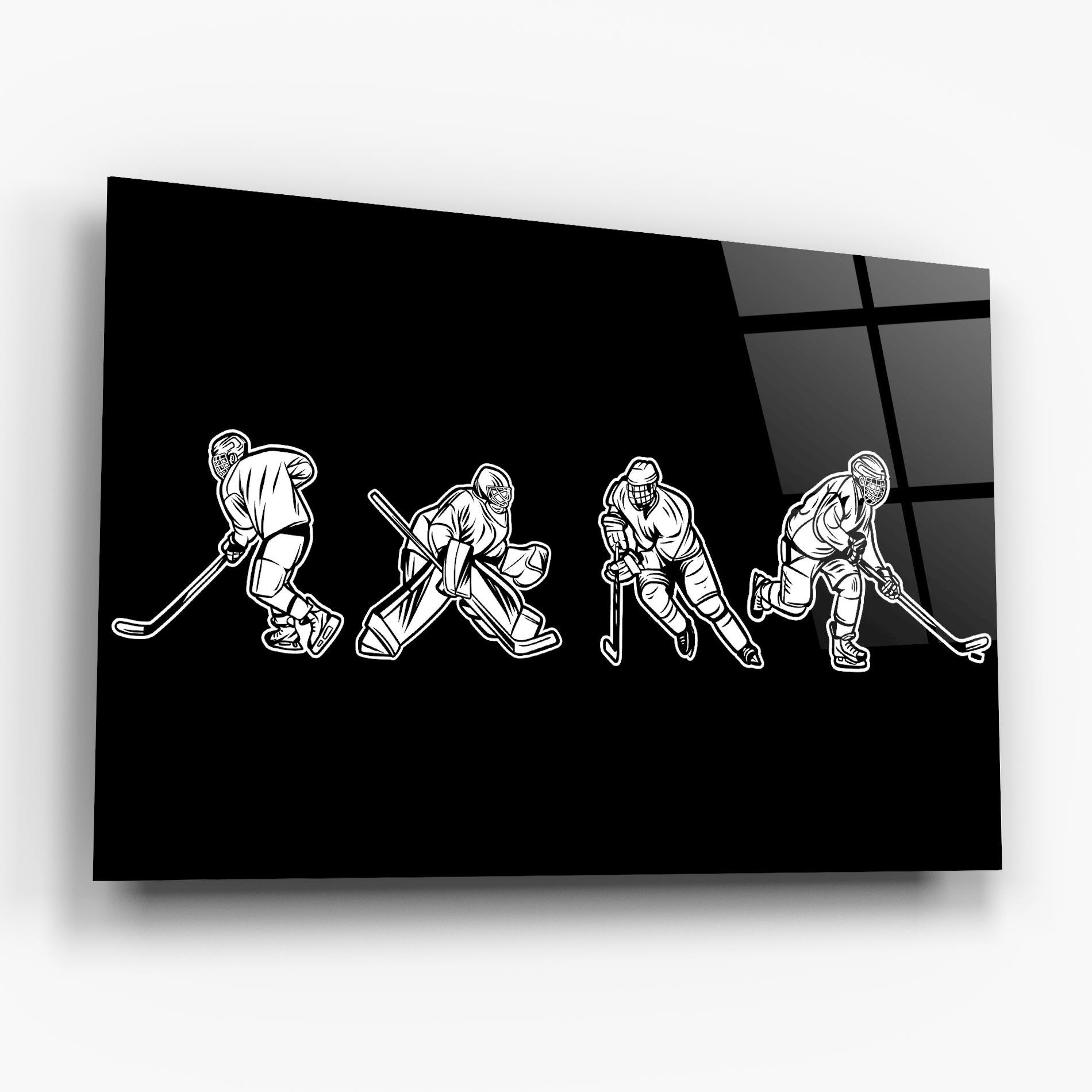 Glasbild Hockey Four mockup 6