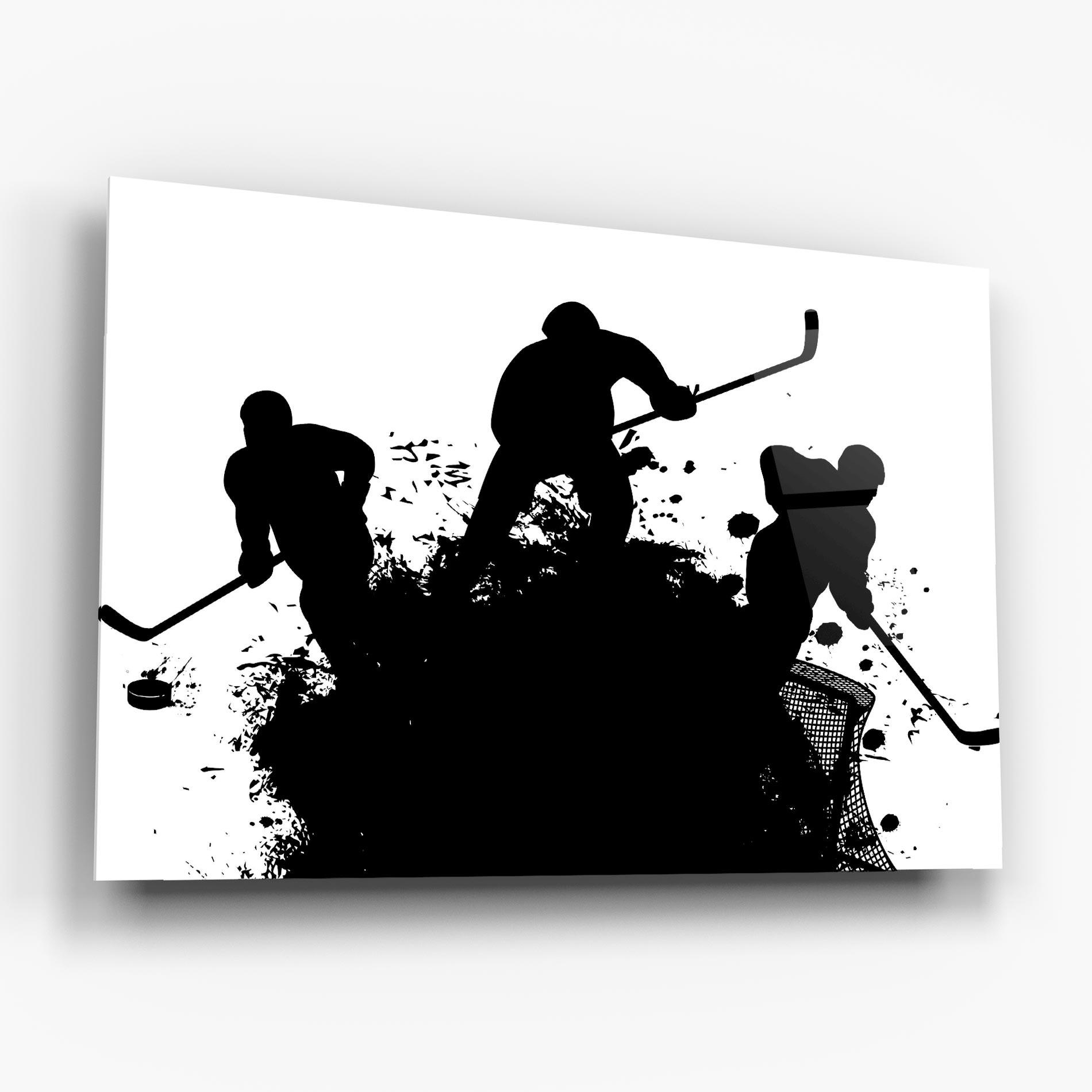 Glasbild Hockey Tree mockup 6
