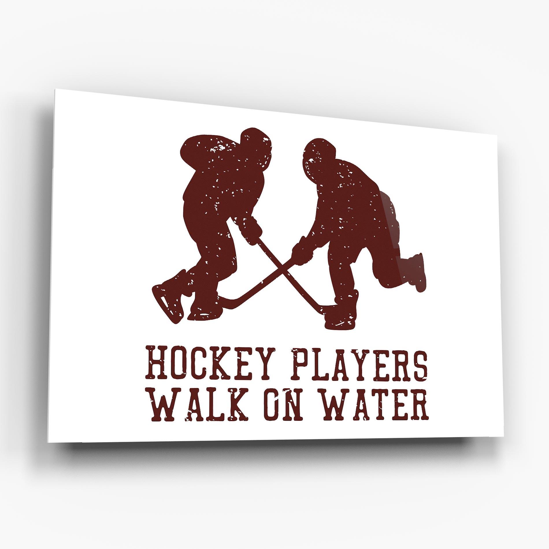 Glasbild Hockey Walk mockup 6