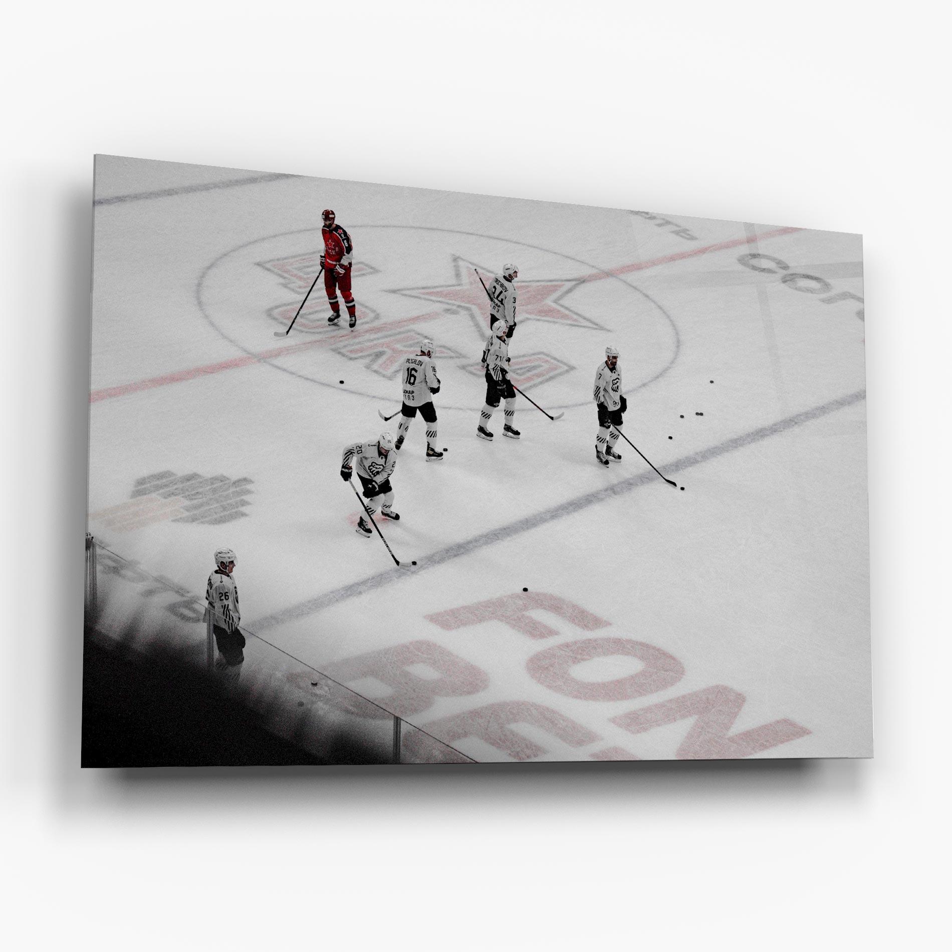 Glasbild Ice Intuition mockup 6