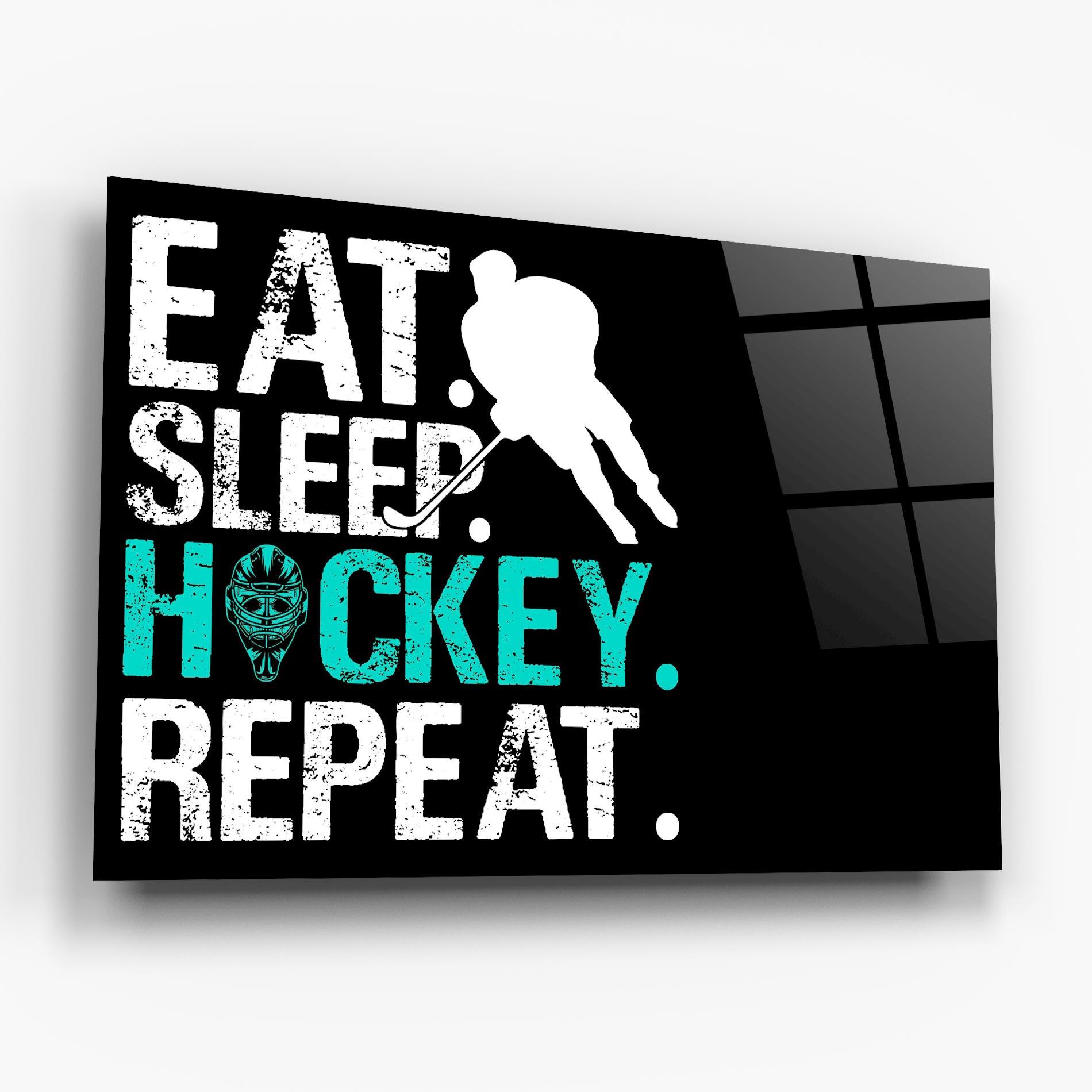 Glasbild Sleep Hockey mockup 6
