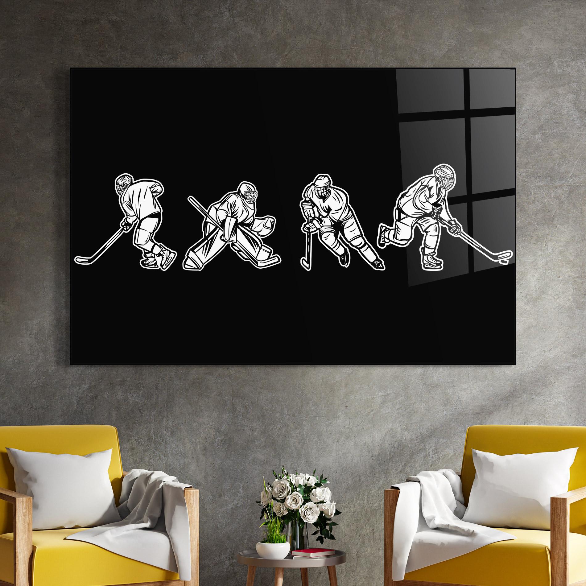 Glasbild Hockey Four mockup 4