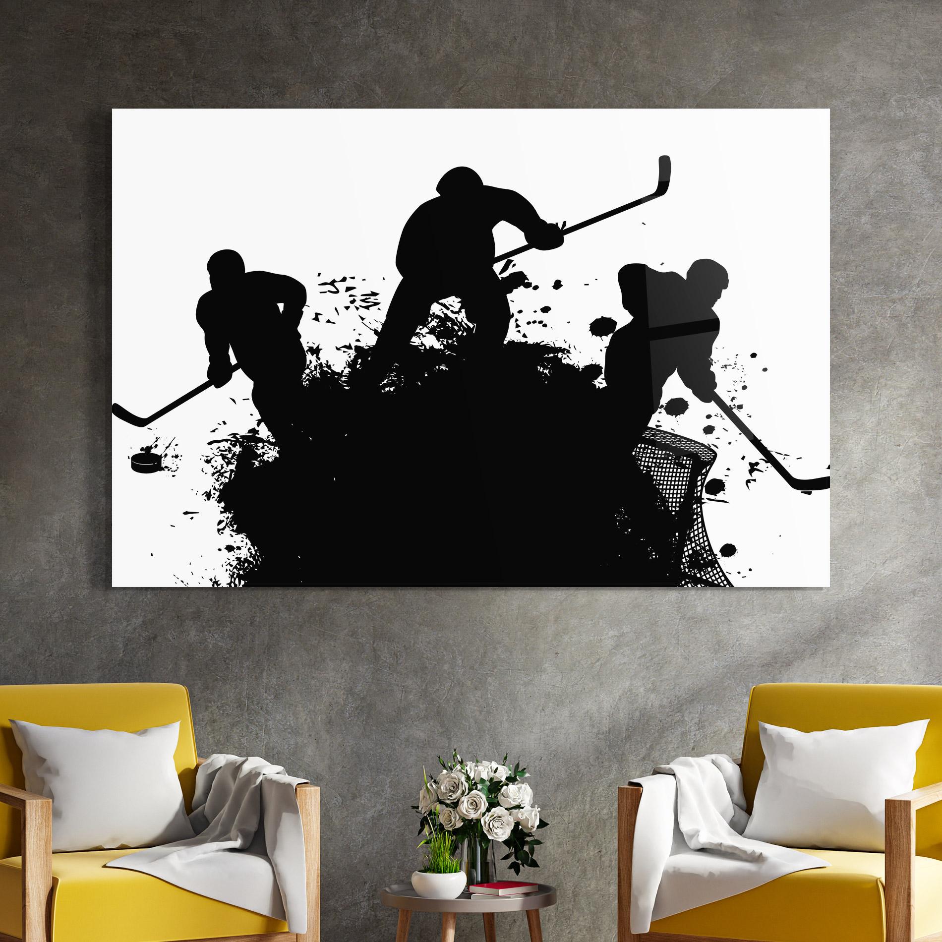 Glasbild Hockey Tree mockup 4