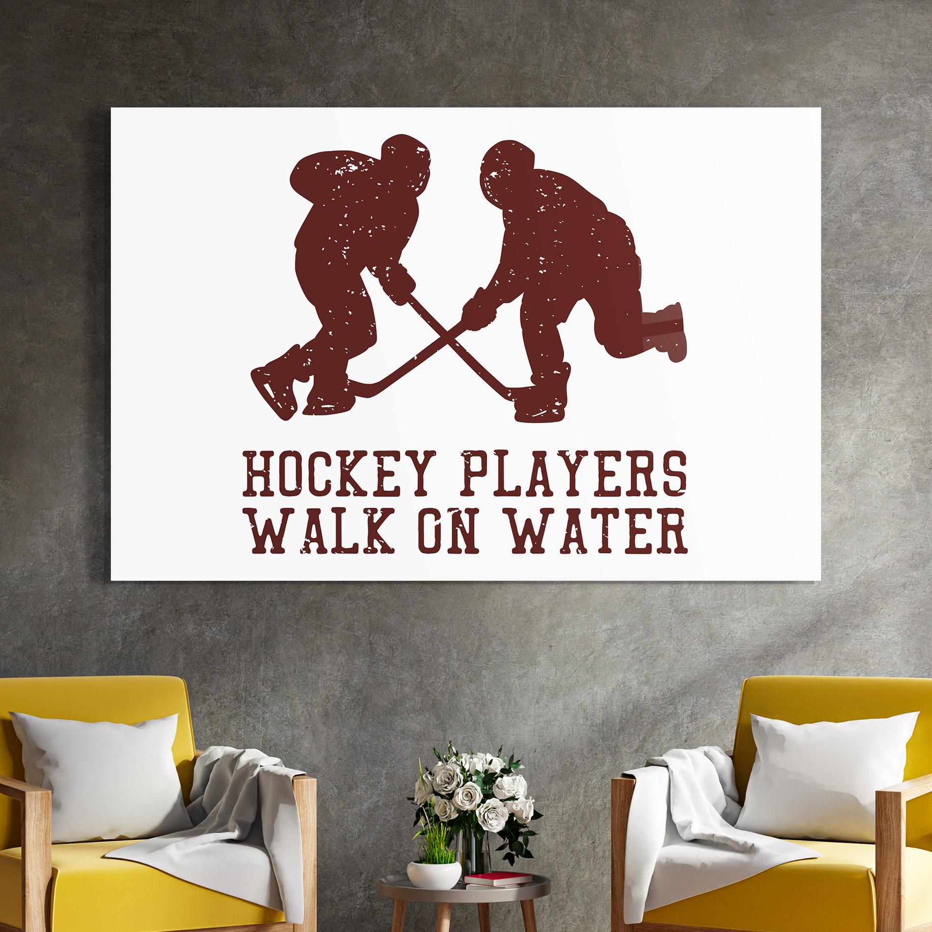 Glasbild Hockey Walk mockup 4