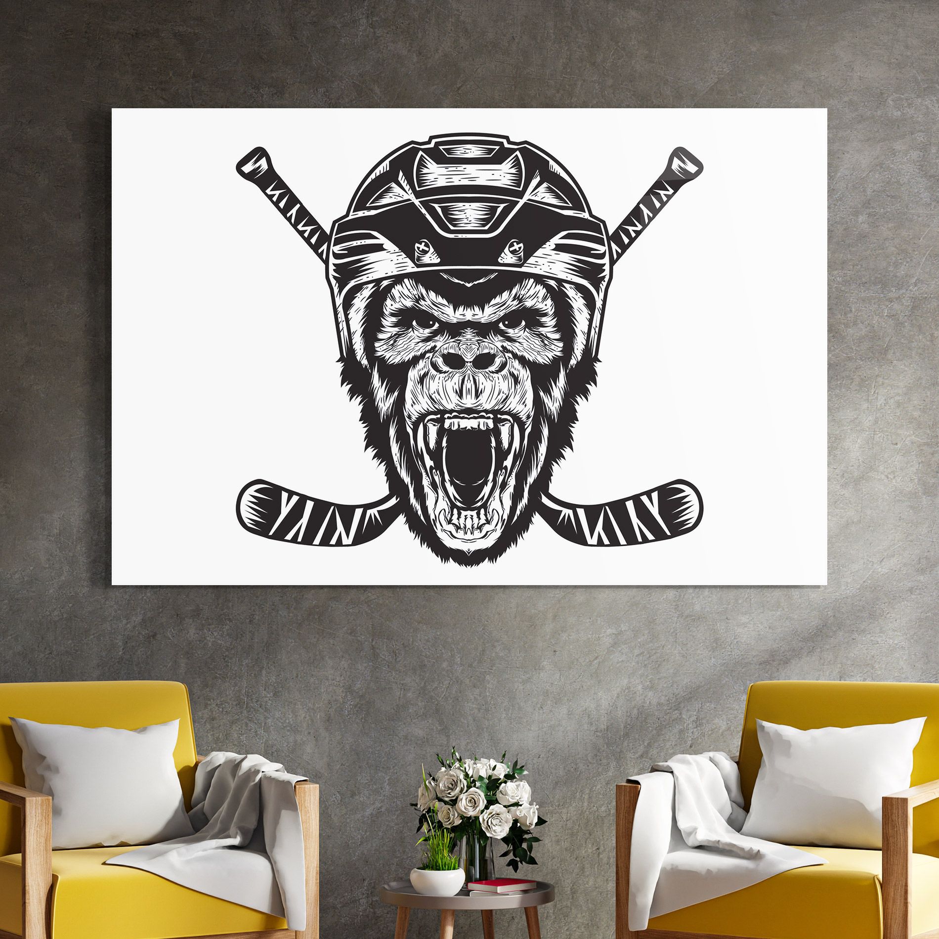 Monkey Hockey mockup 4