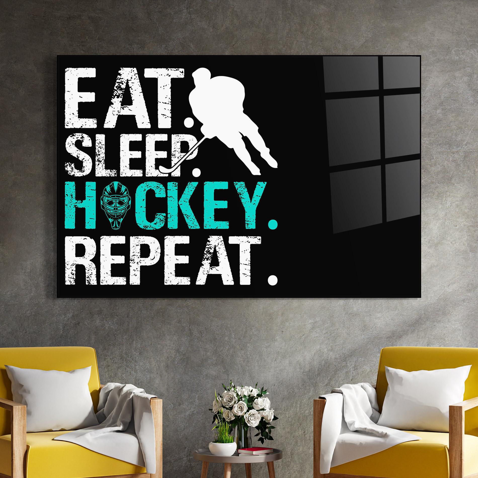 Glasbild Sleep Hockey mockup 4