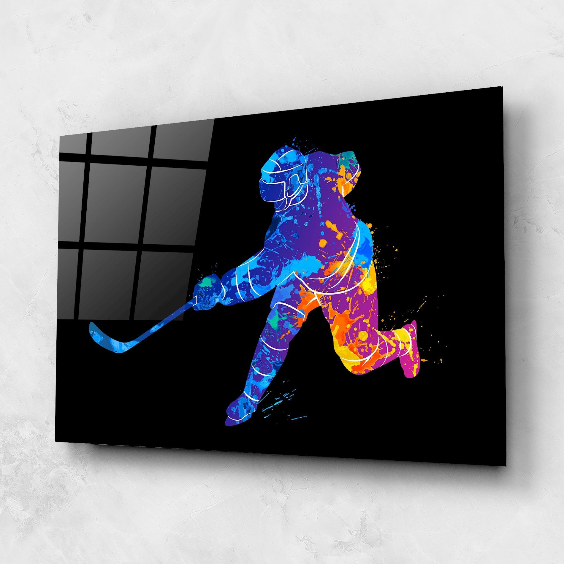 Glasbild Color Mix Art mockup 1