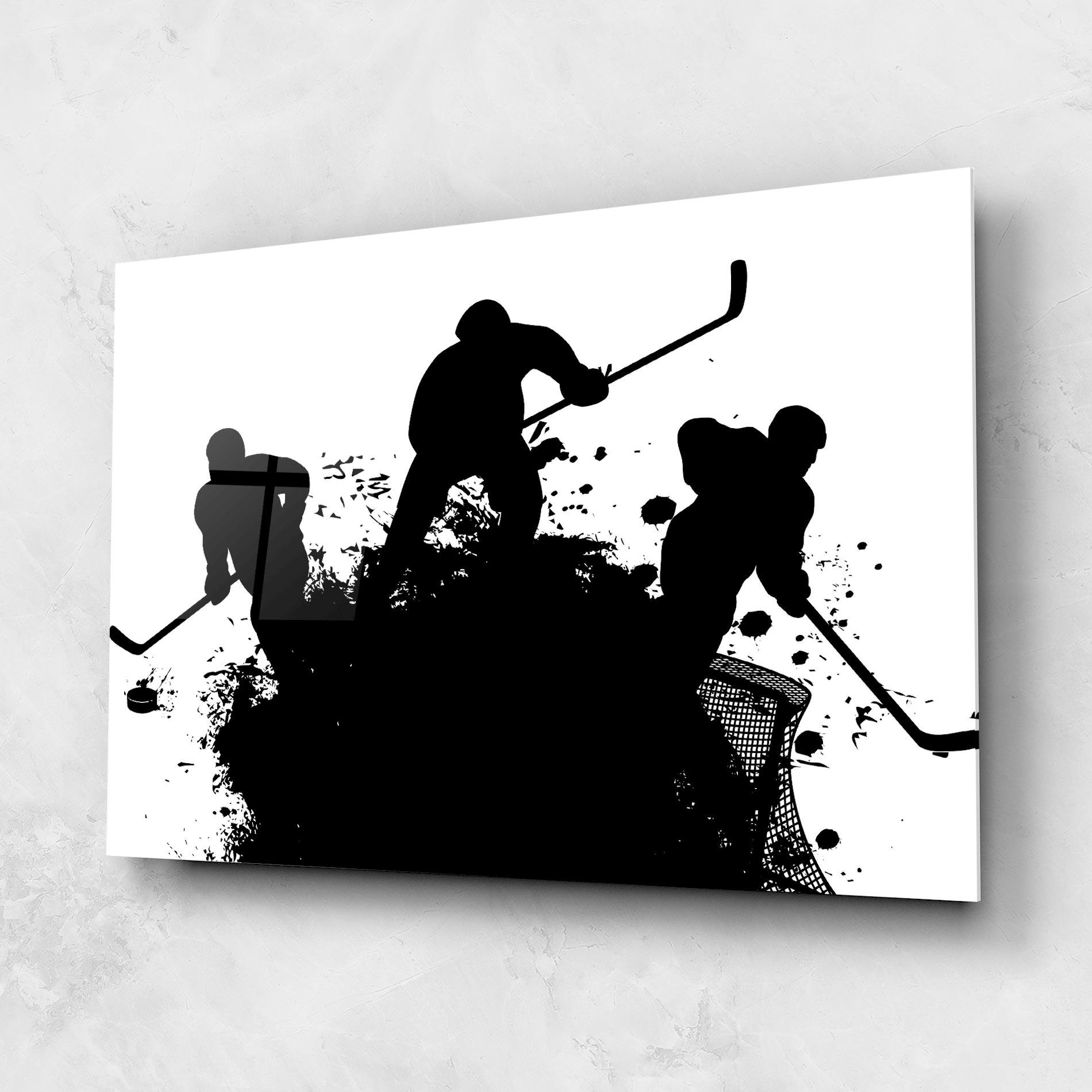 Glasbild Hockey Tree mockup 1