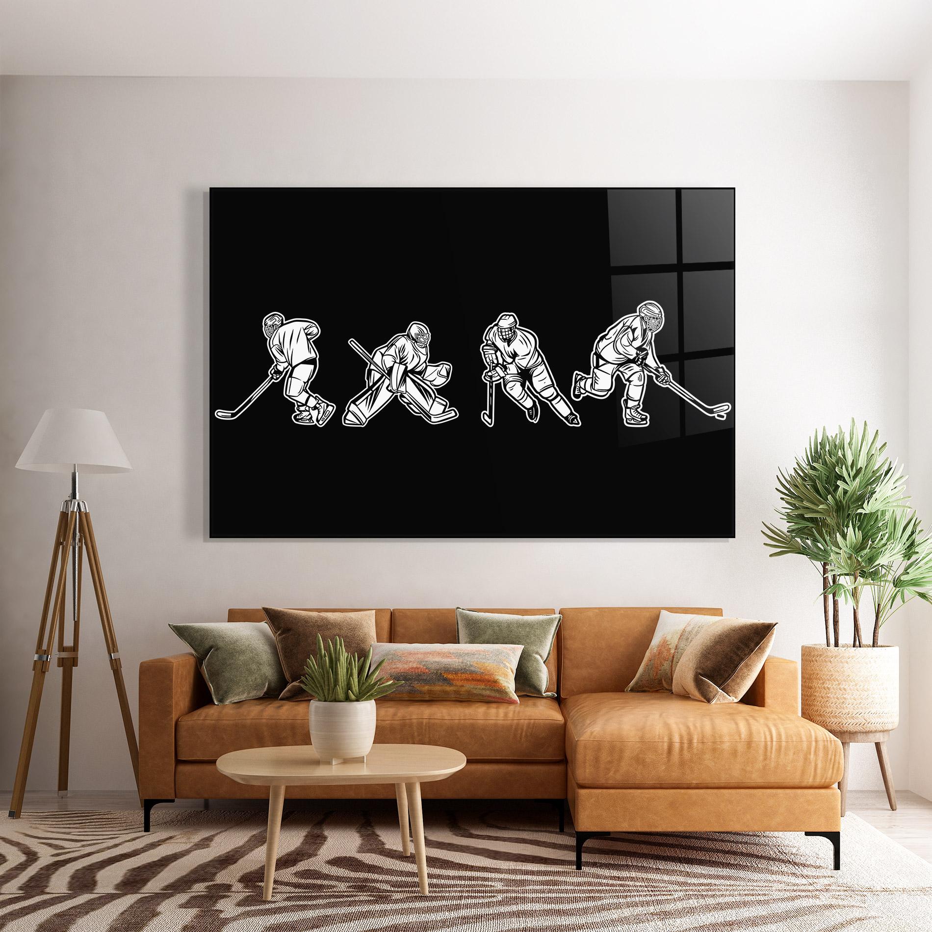 Glasbild Hockey Four mockup 7