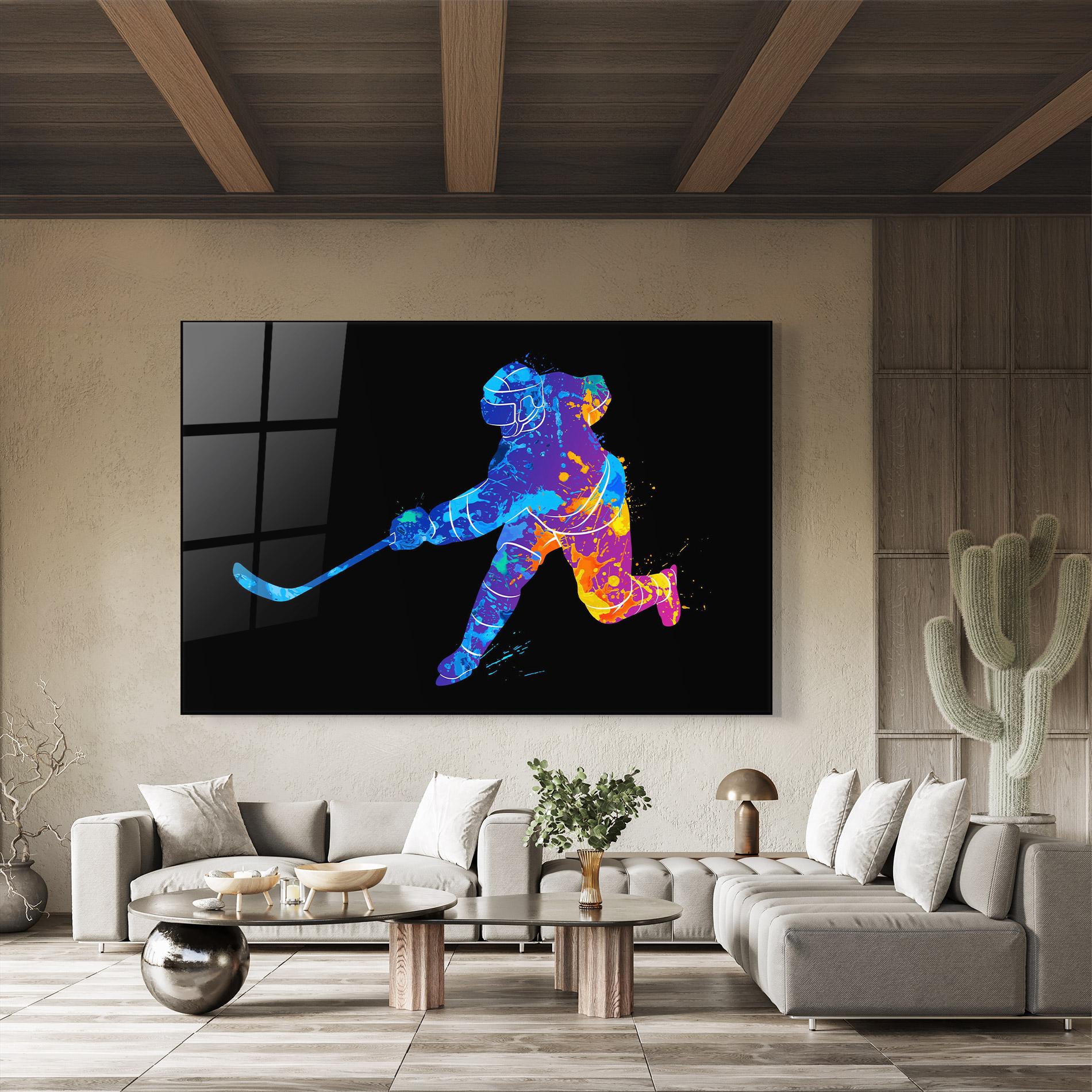 Glasbild Color Mix Art mockup 8