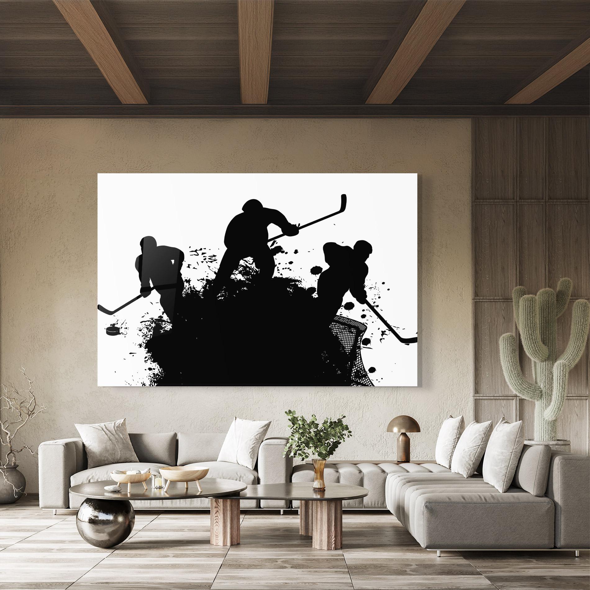 Glasbild Hockey Tree mockup 8