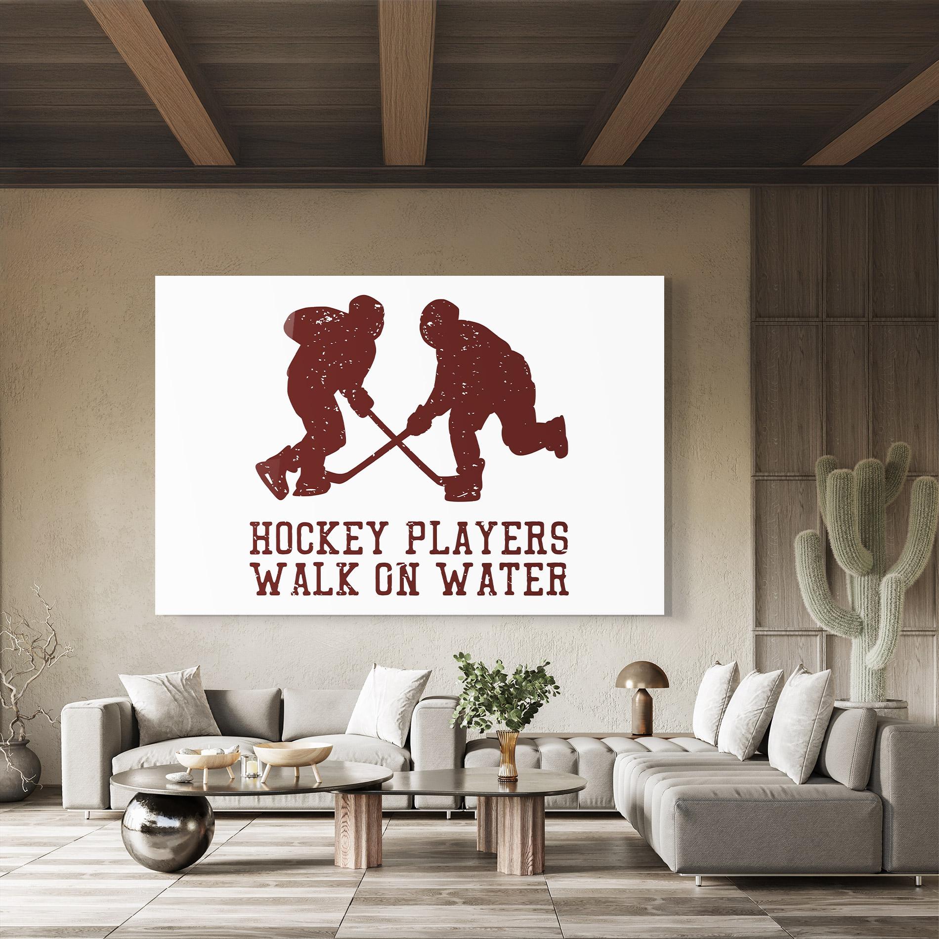 Glasbild Hockey Walk mockup 8