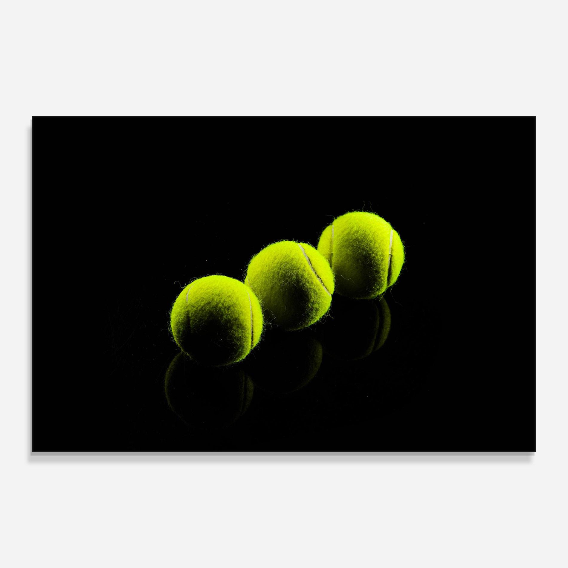 Glasbild 3 Tennis Balls mockup 0