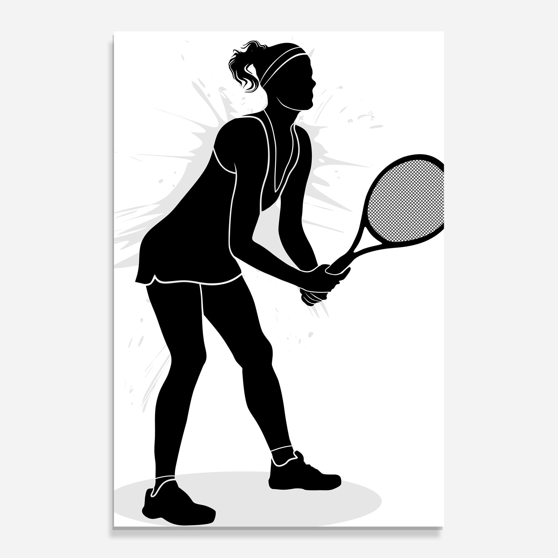 Female Tennis Player mockup 0