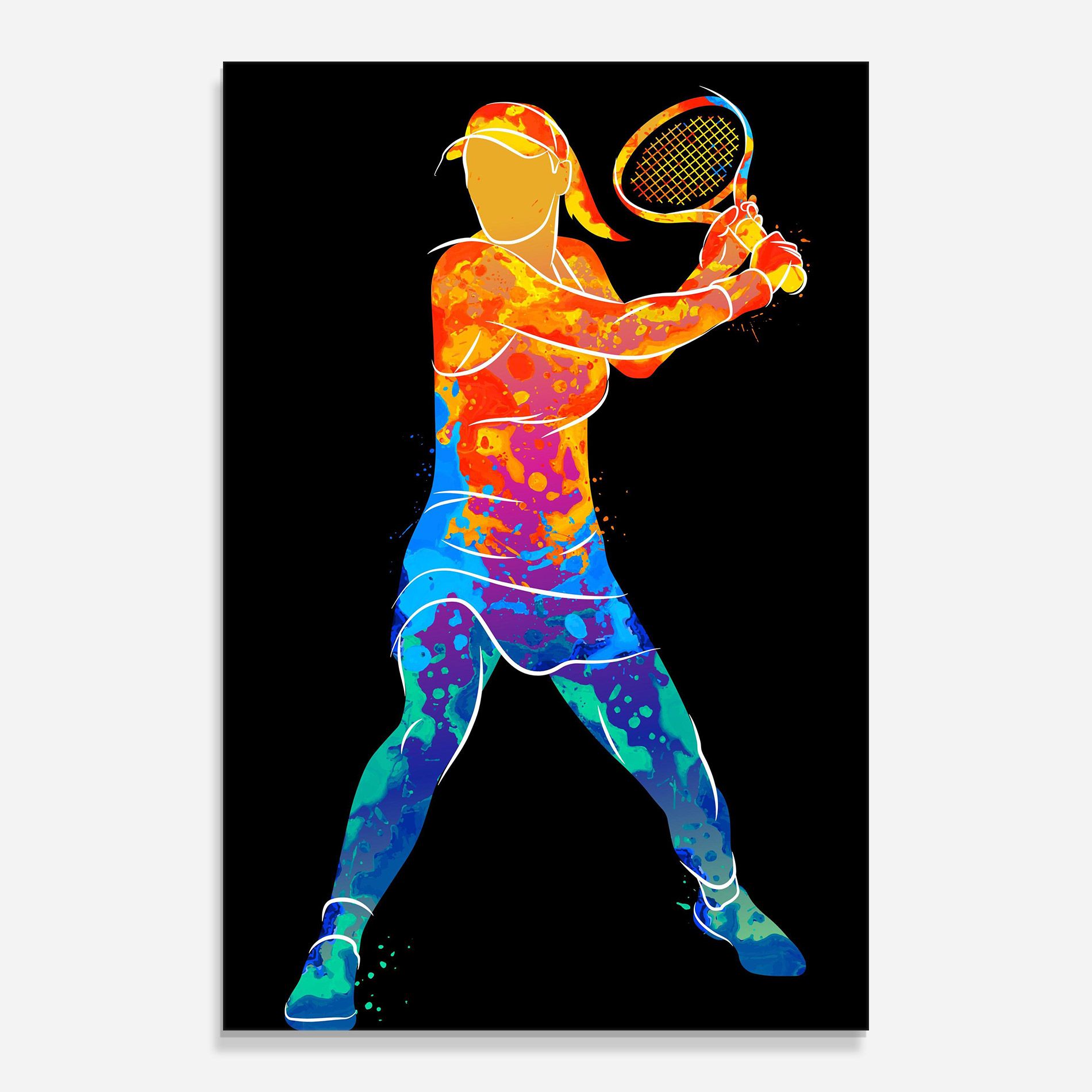 Green Orange Tennis mockup 0