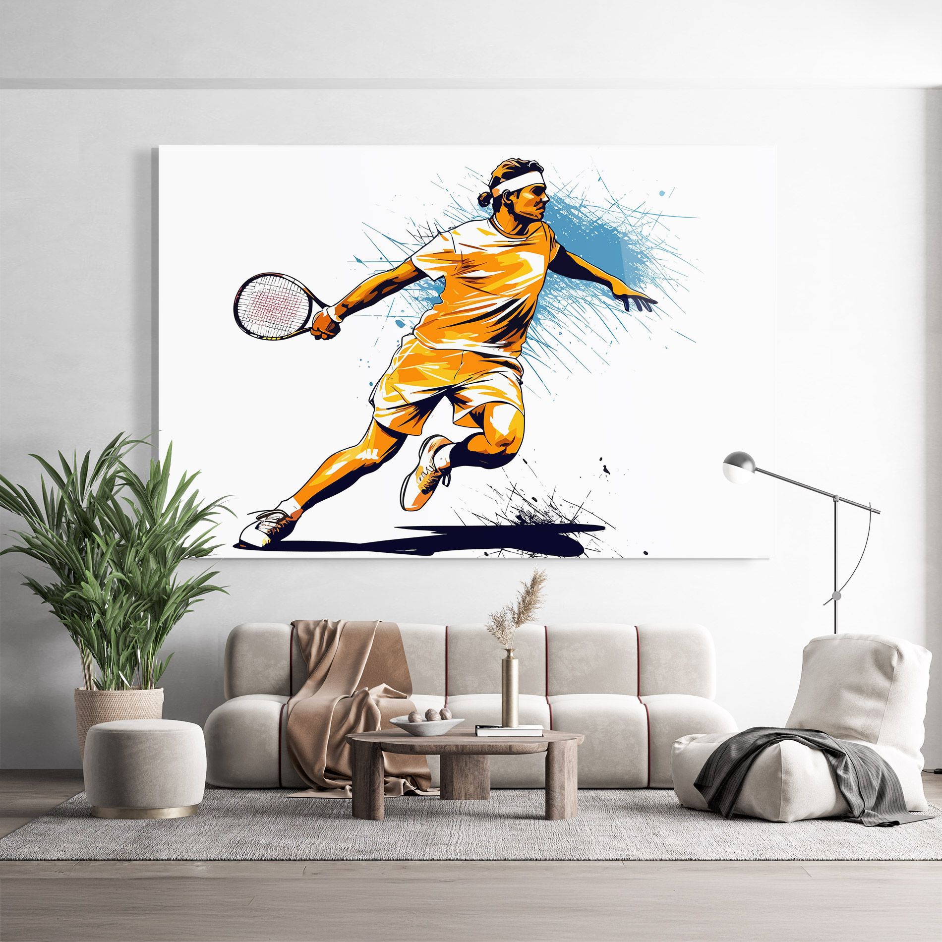 Orange Blue Tennis mockup 9