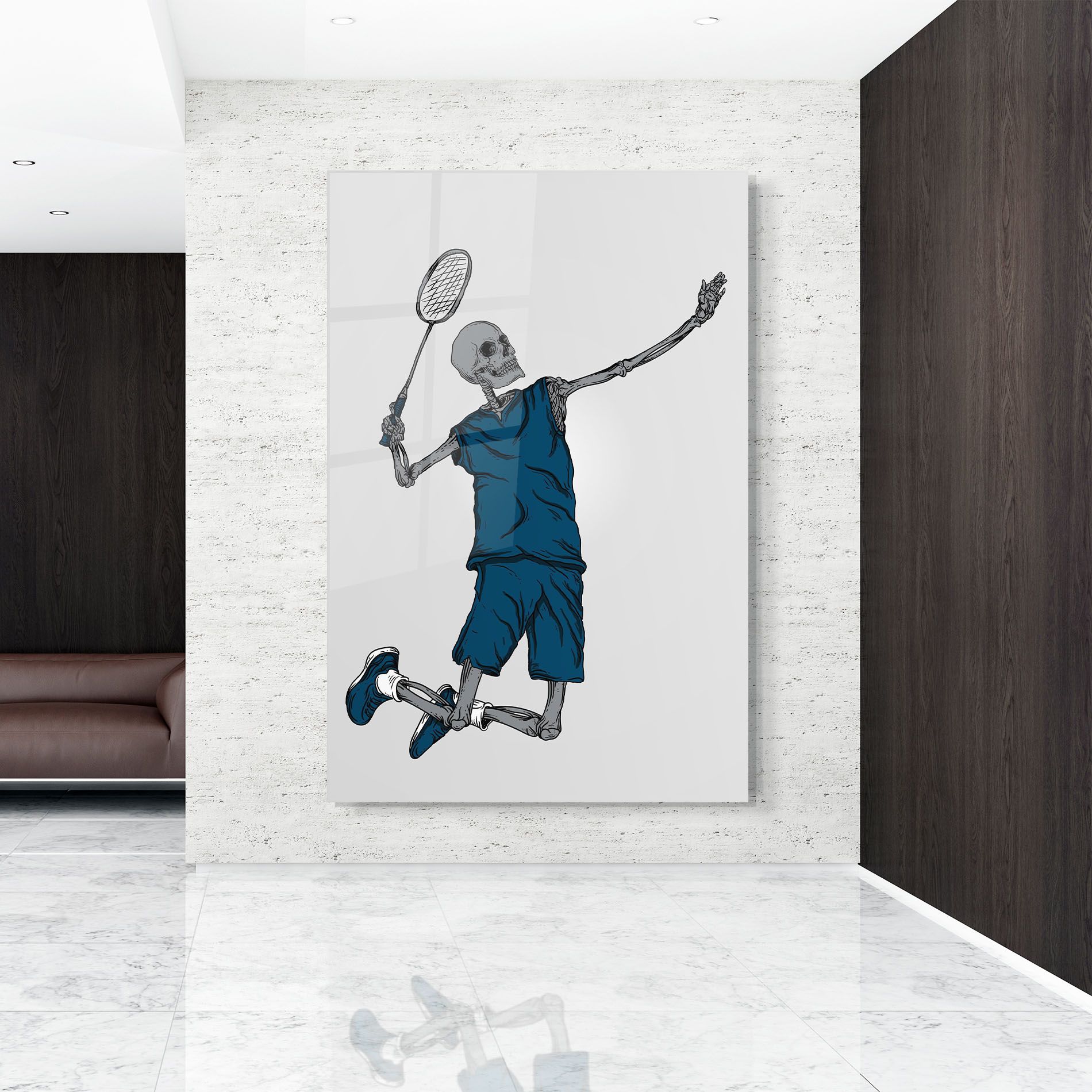 Blue Skull Tennis mockup 9