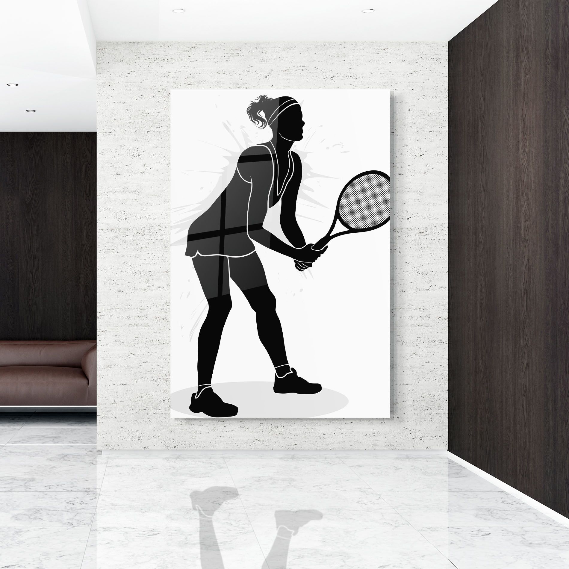Female Tennis Player mockup 9