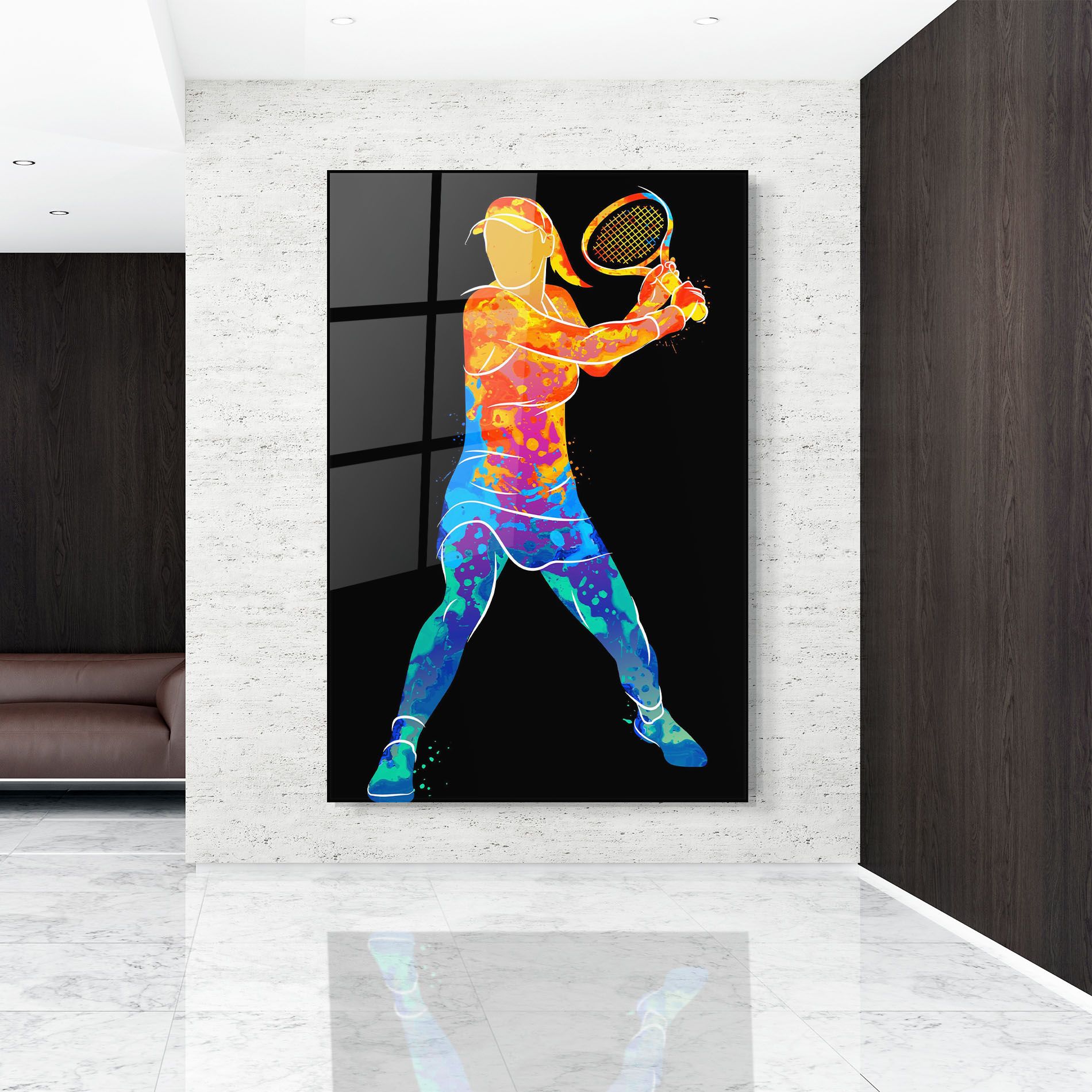Green Orange Tennis mockup 9