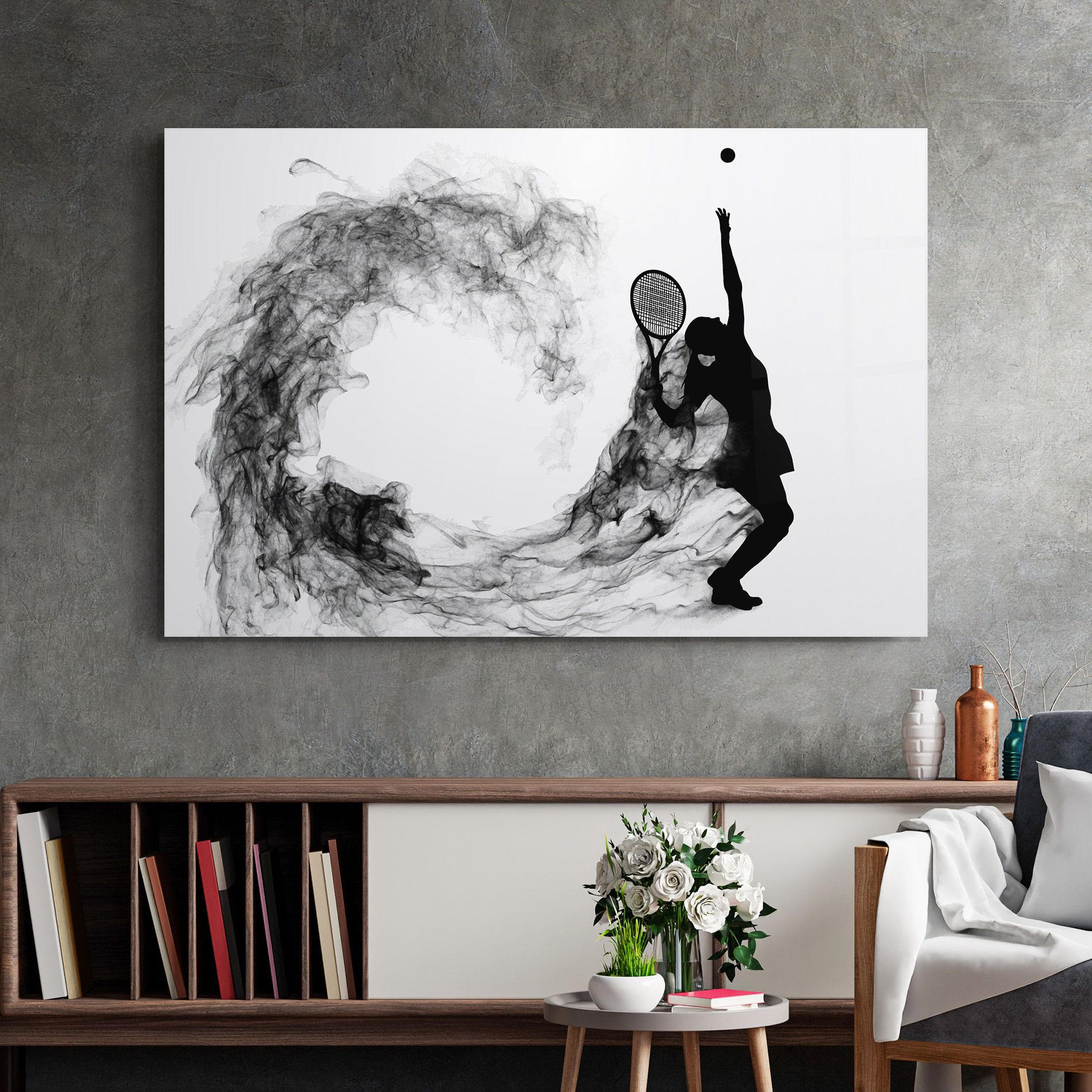 Black Tennis Smoke mockup 2