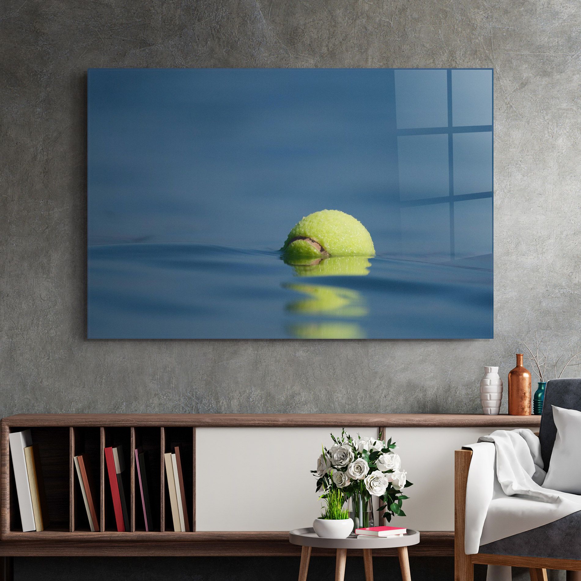 Tennis Ball In Water mockup 2