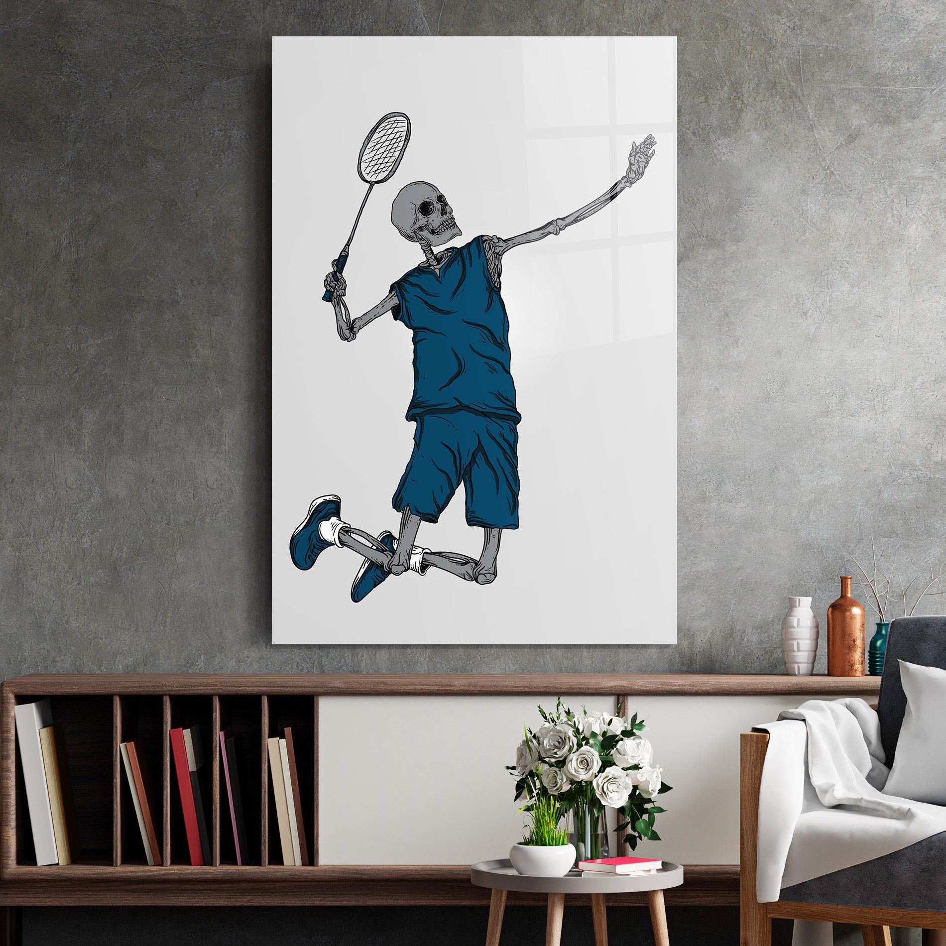 Blue Skull Tennis mockup 2
