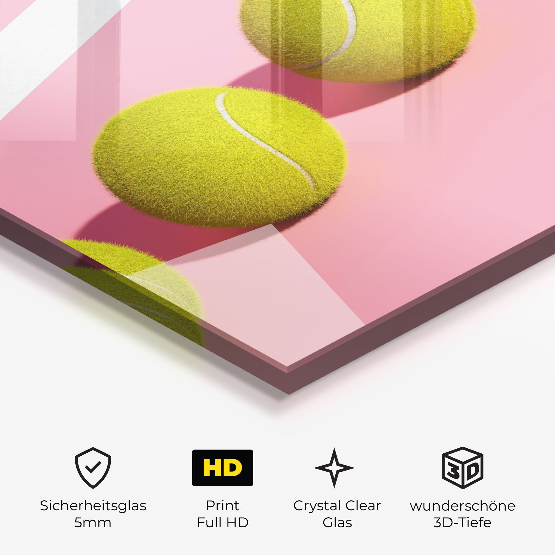 Tennis Balls On Pink mockup 3