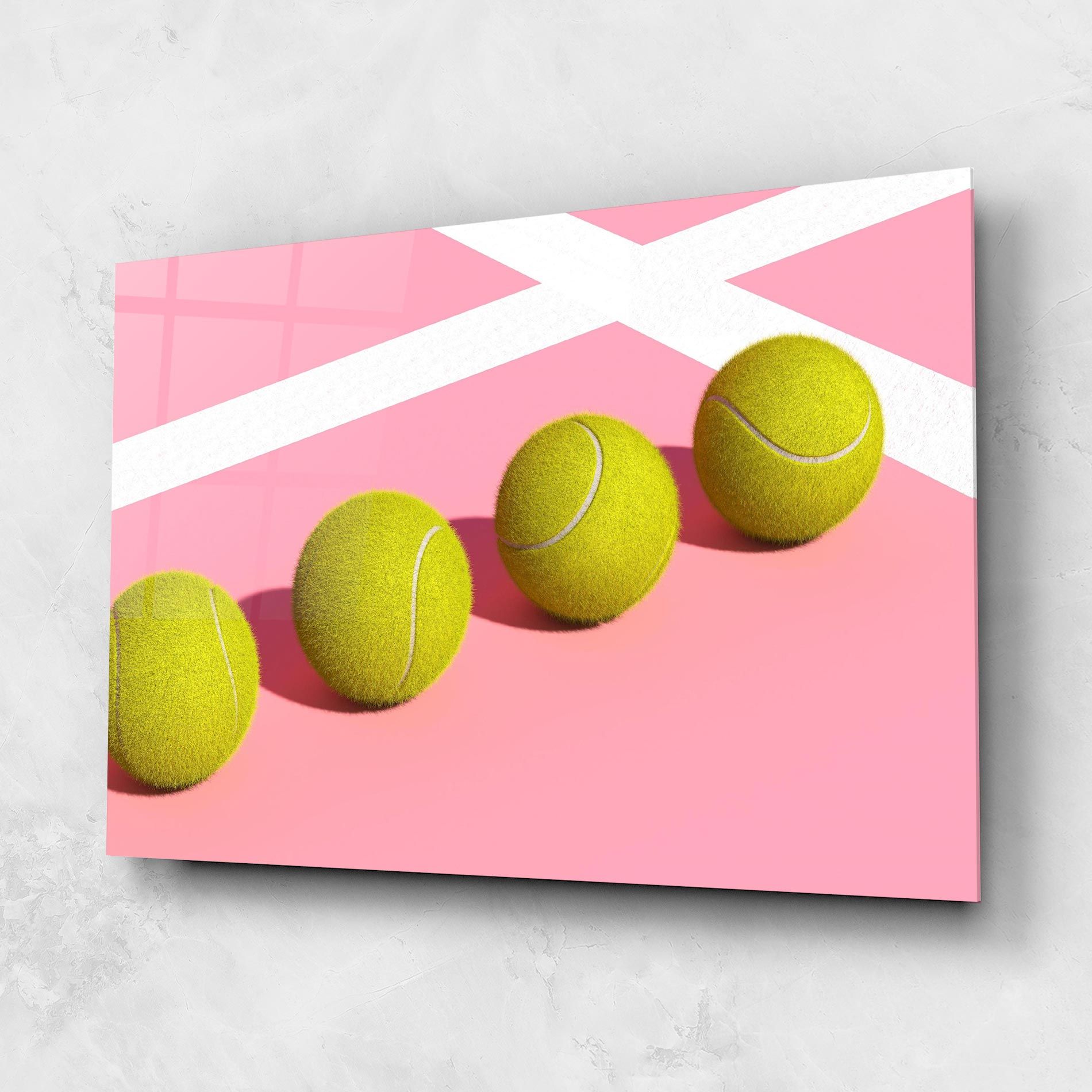Tennis Balls On Pink mockup 1