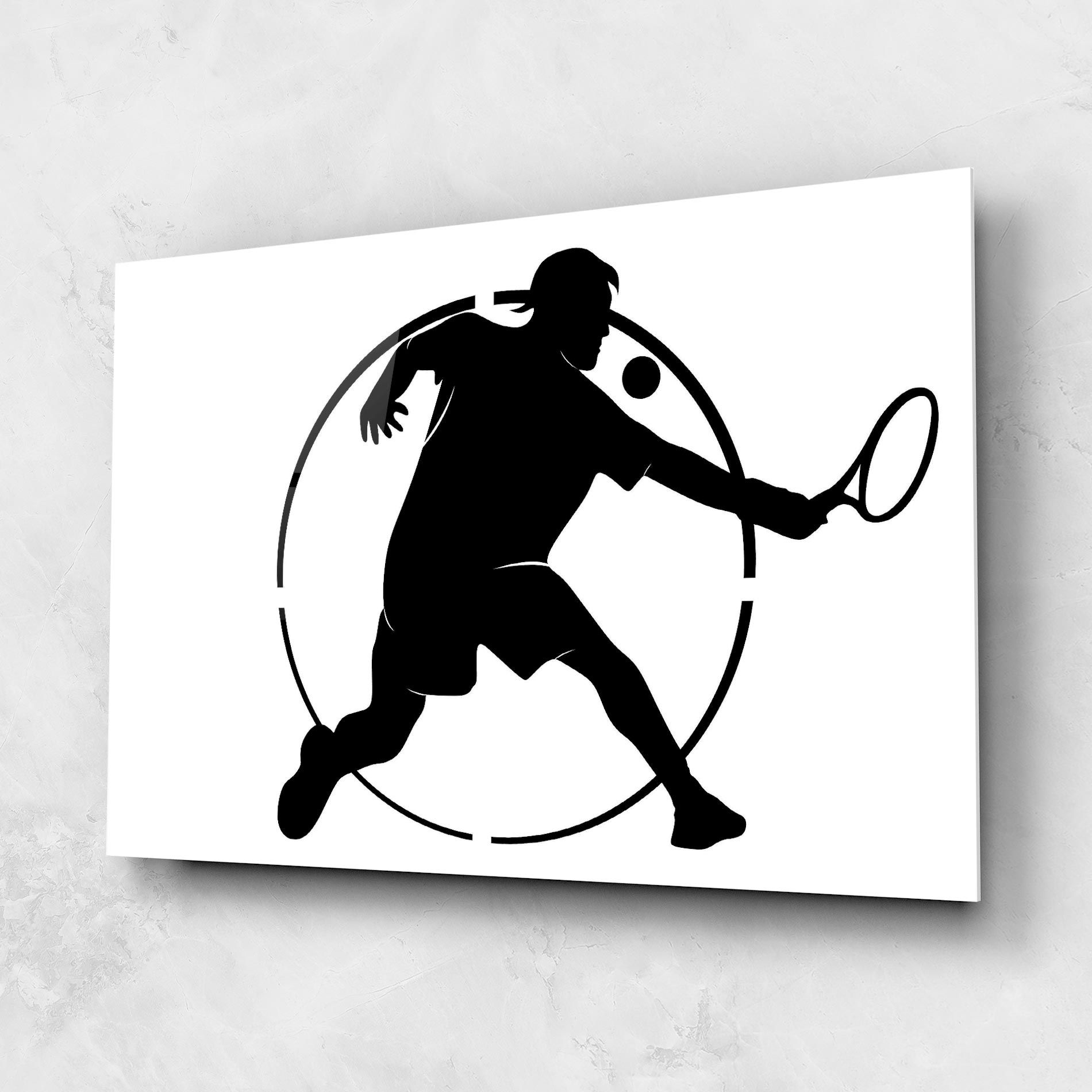 Tennis Black Circle mockup 1