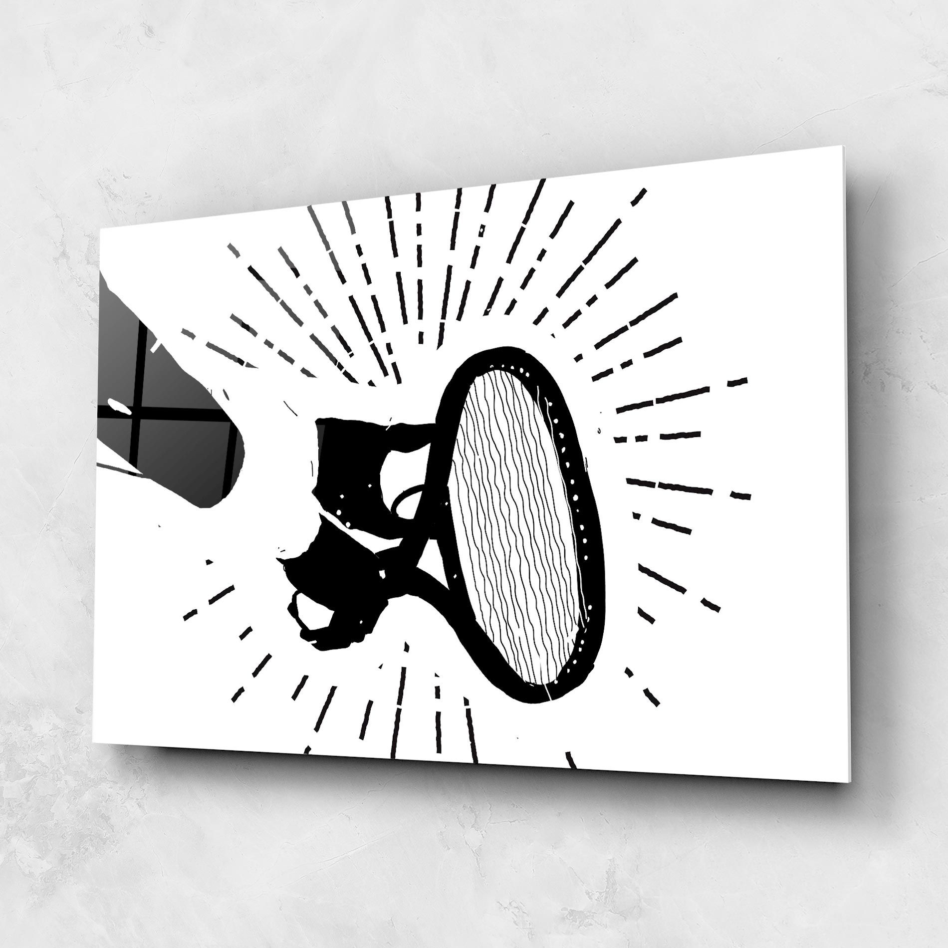 Tennis Black Line mockup 1