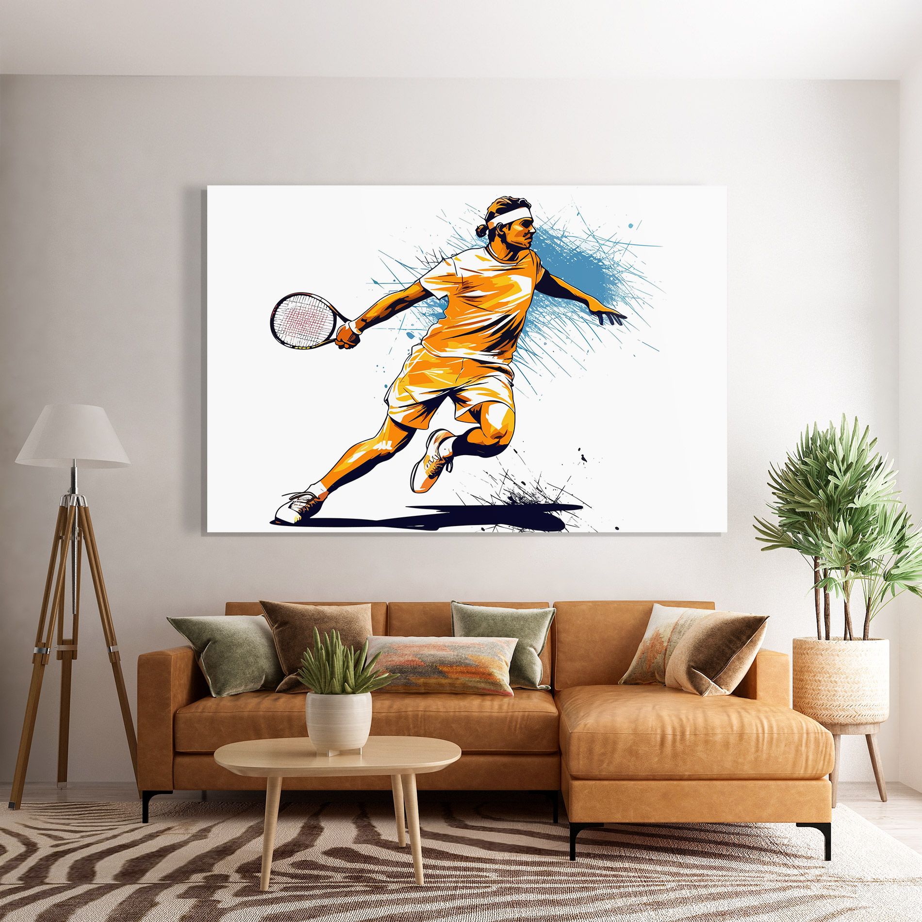Orange Blue Tennis mockup 7