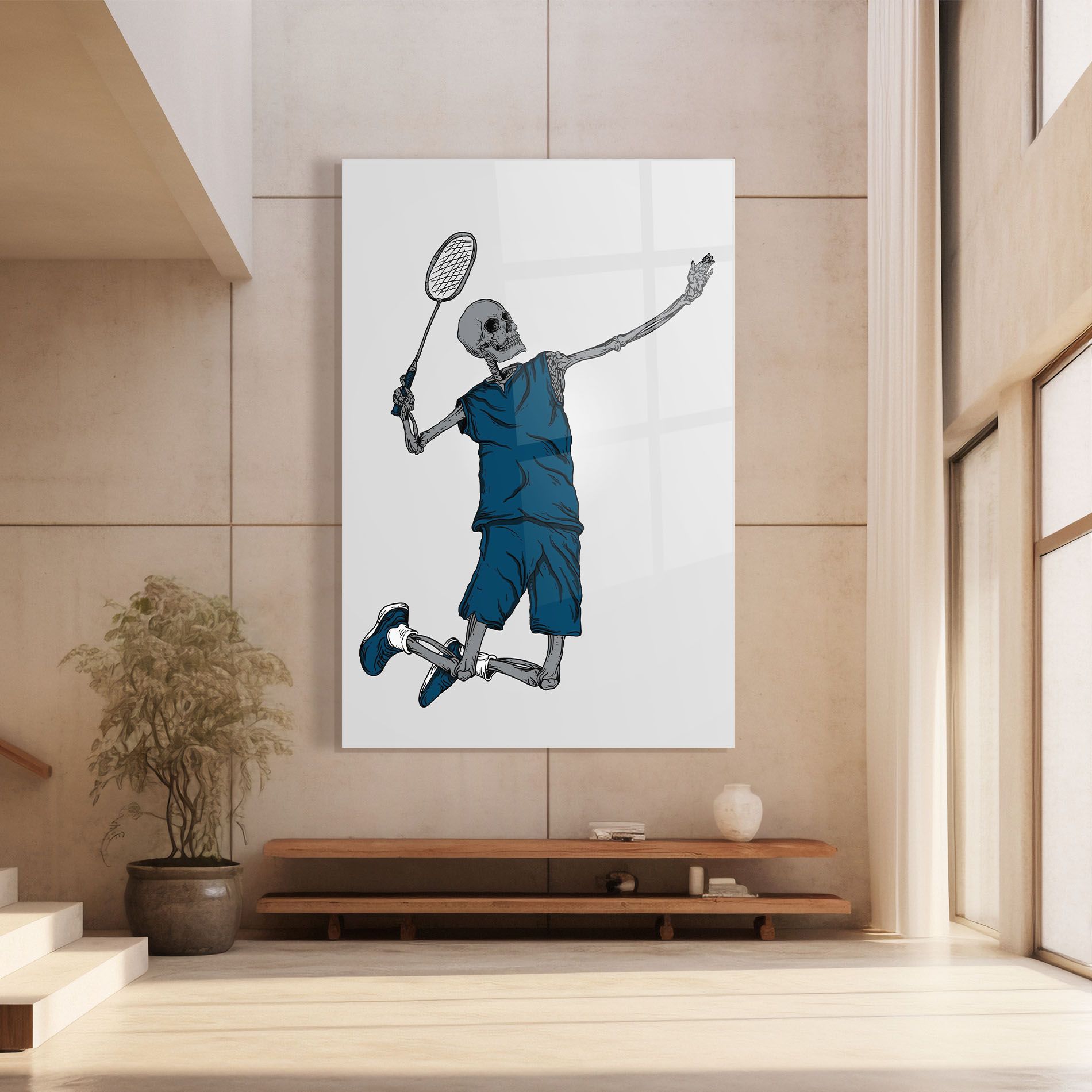 Blue Skull Tennis mockup 8