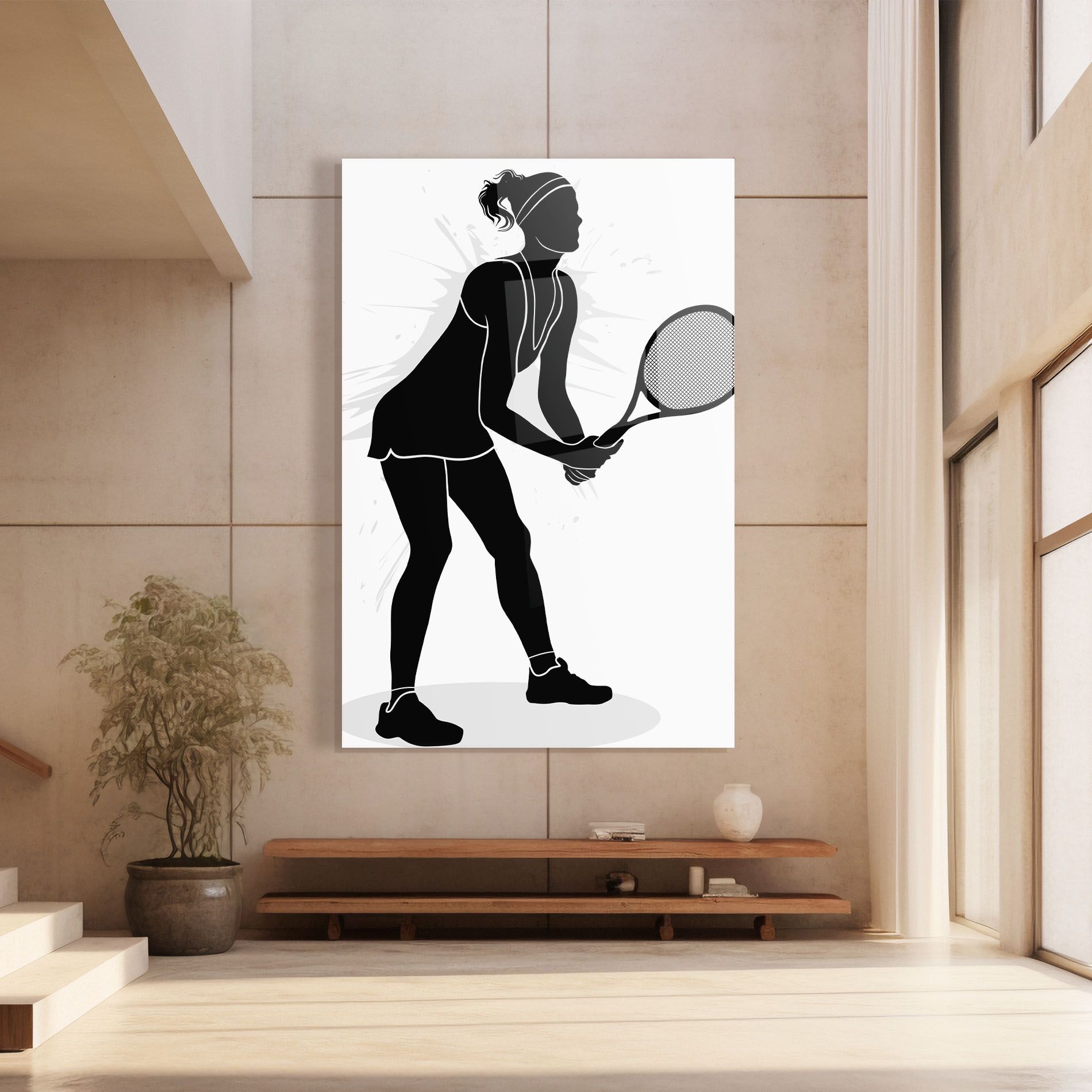Female Tennis Player mockup 8